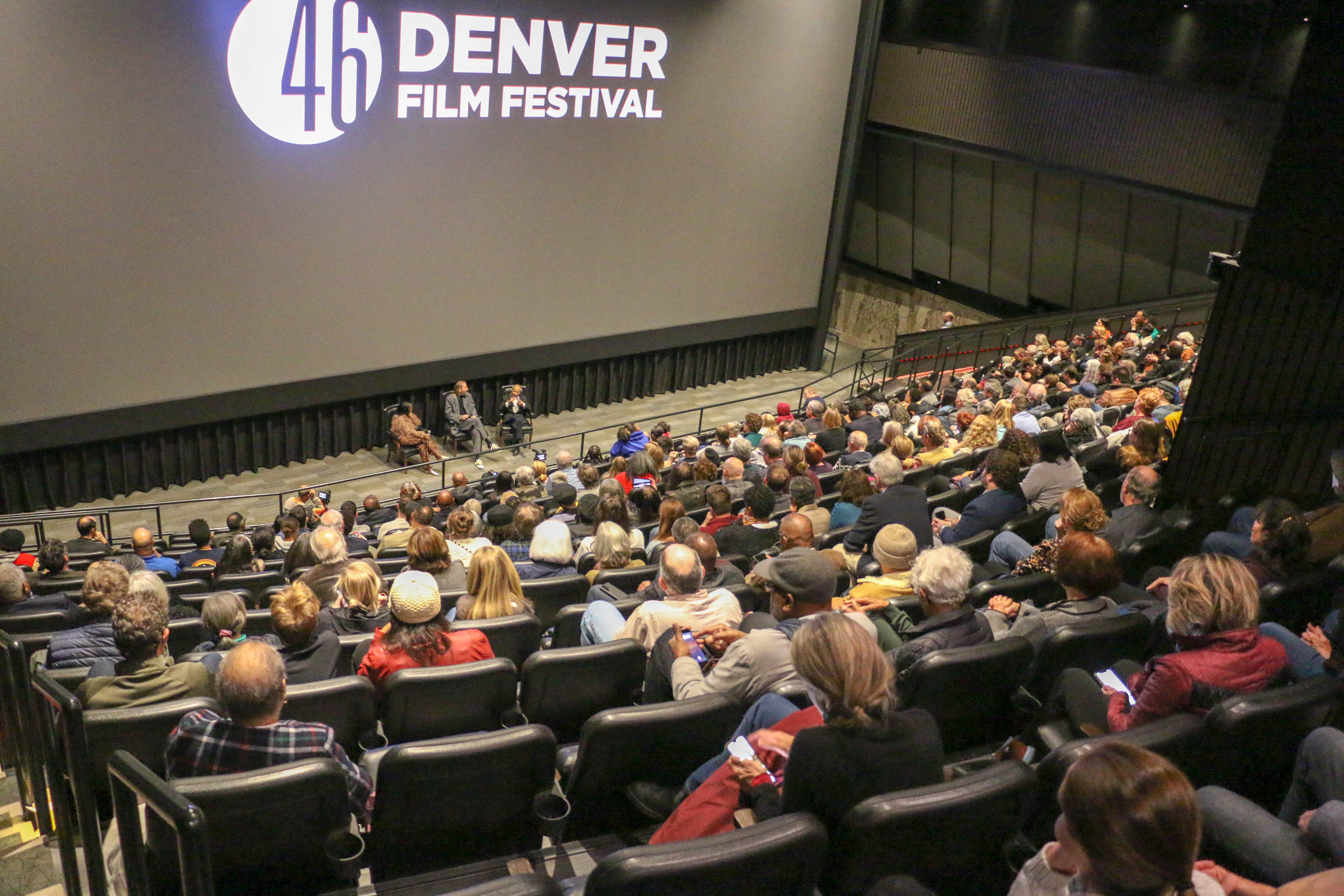 The Nov. 9, 2023, screening of 'The Space Race,' about the contributions of Black astronauts, as part of the Denver Film Festival at the Denver Museum of Nature and Science. (JOHN MOORE/DENVER GAZETTE)