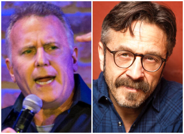 Paul Reiser, left, and Marc Maron, were both in Denver last week. (COURTESY ARTISTS)