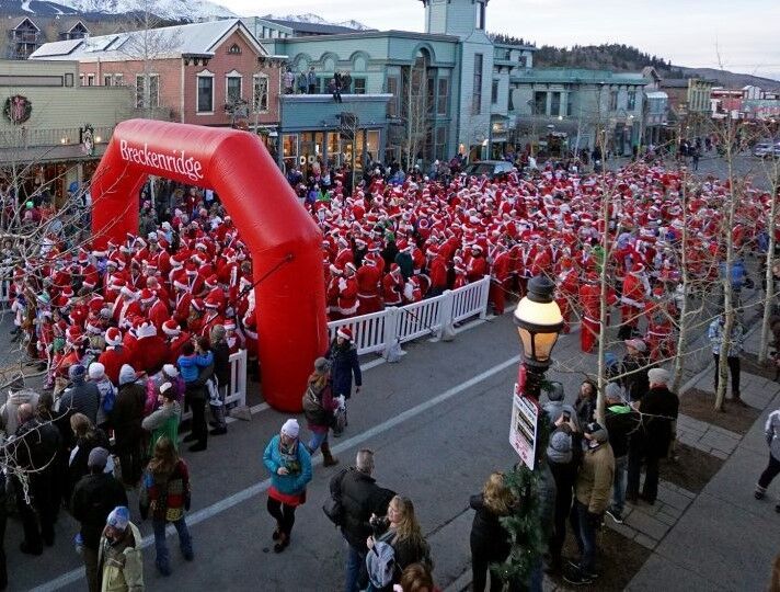 FILE PHOTO: Breckenridge Race of Santas (Courtesy Louie Traub)