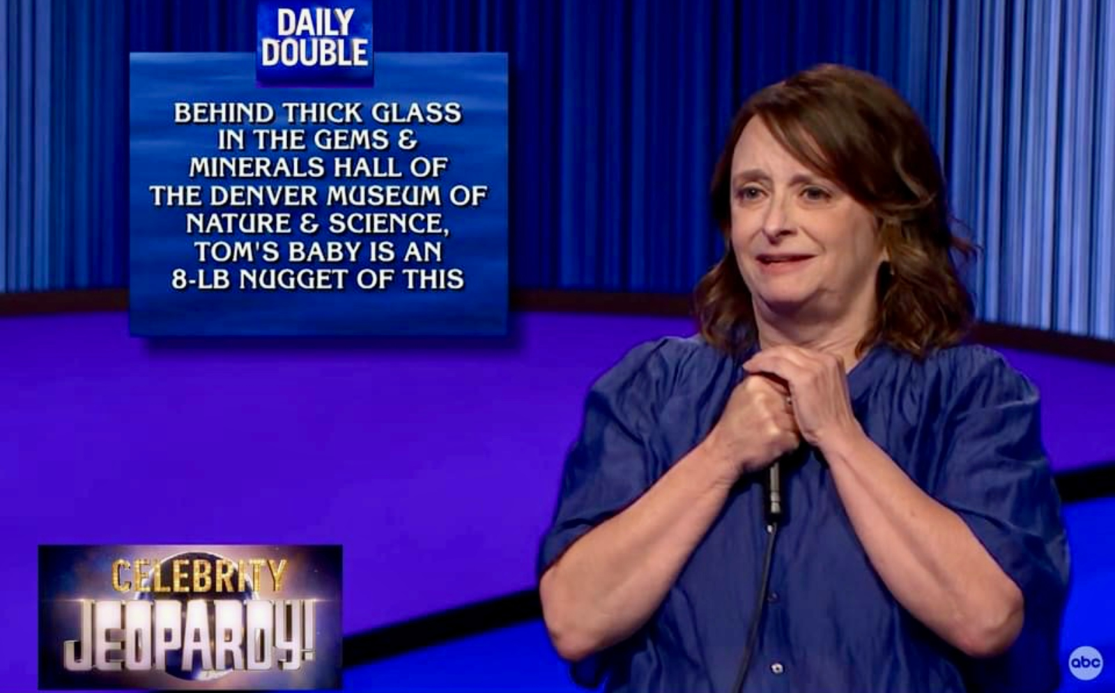 Rachel Dratch got tripped up by a
