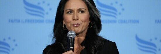 Former Rep. Tulsi Gabbard calls out Biden and Harris for not attending March for Israel rally in DC