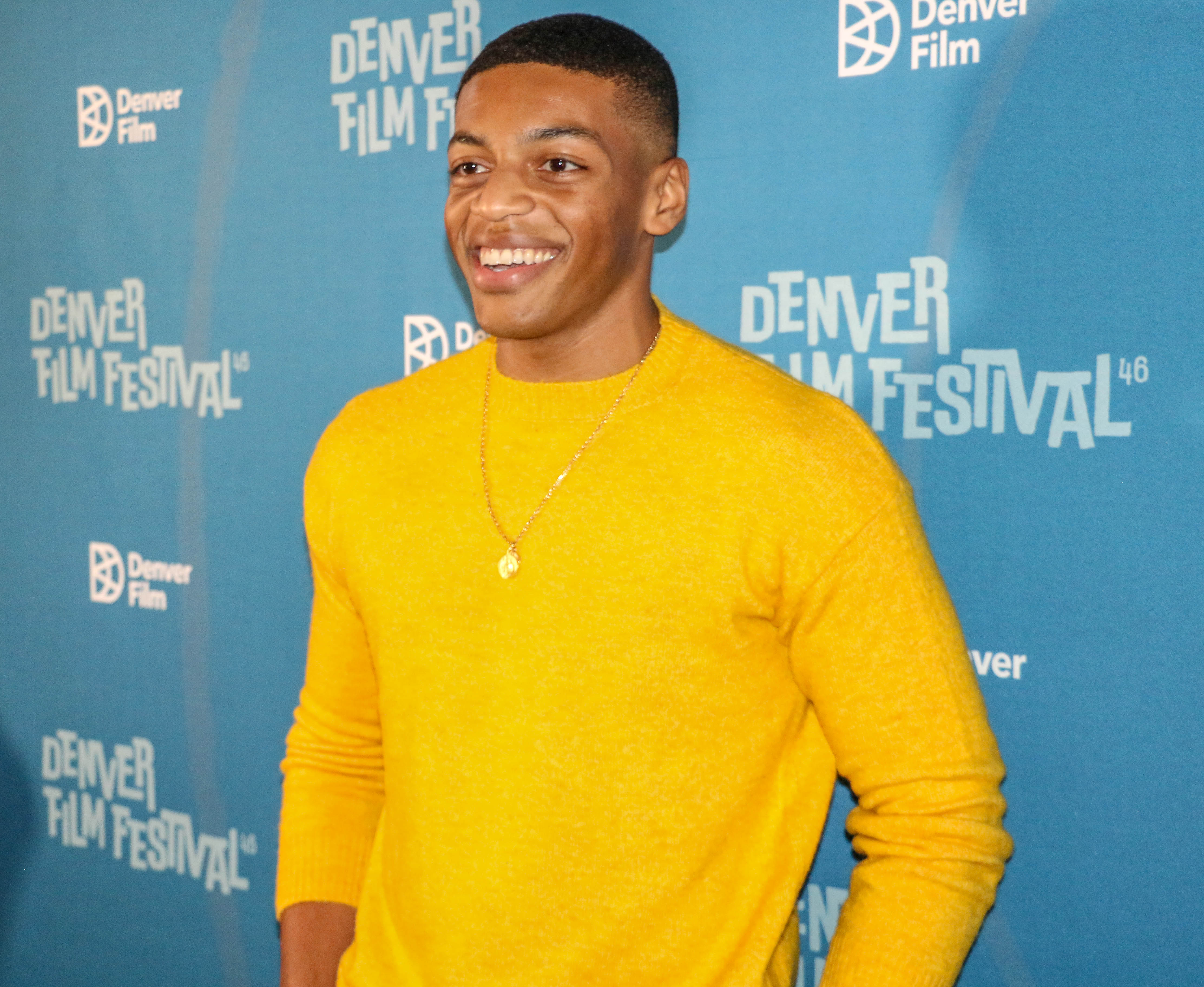 Maxwell Whittington-Cooper, of 'Rustin, at the Denver Film Festival. . (JOHN MOORE/DENVER GAZETTE)