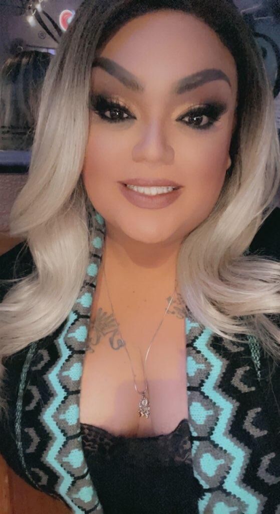 Beyonca Perez, who performs under the name Beyonca DeLeon, helped people escape Club Q, as gunfire erupted inside the club, by punching boards from the wooden fence surrounding the club’s smoking patio, to create an emergency exit into the parking lot. (photos Courtesy of Beyonca Perez)