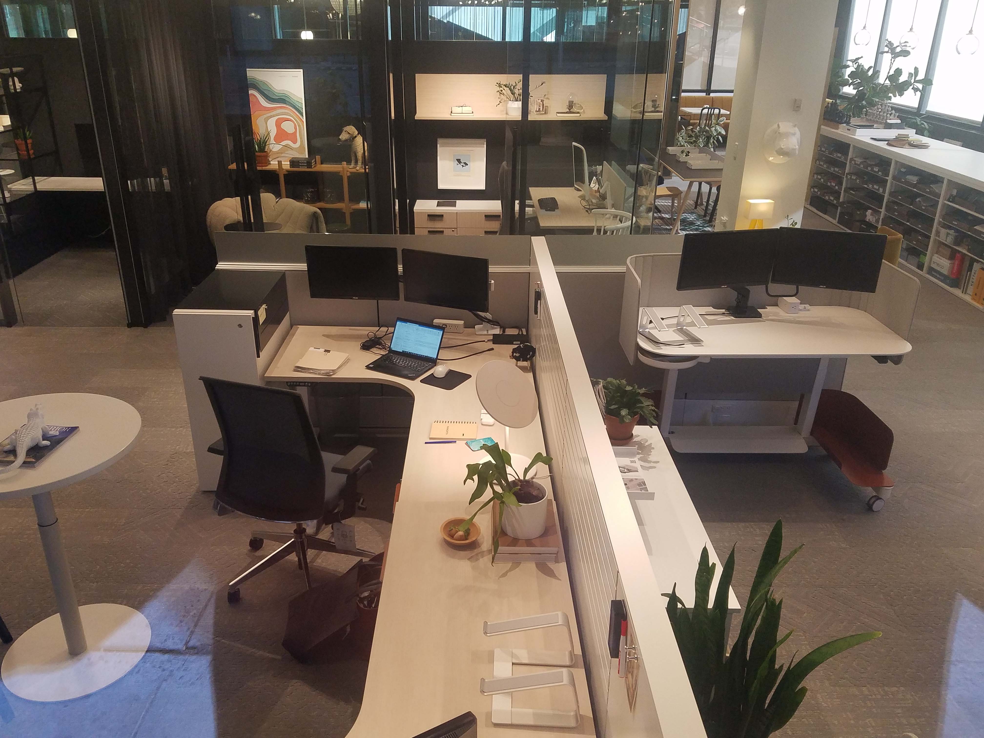 Another view of the same downtown office in Park Central lies virtually empty Thursday morning. (PHOTO: Mark Samuelson)