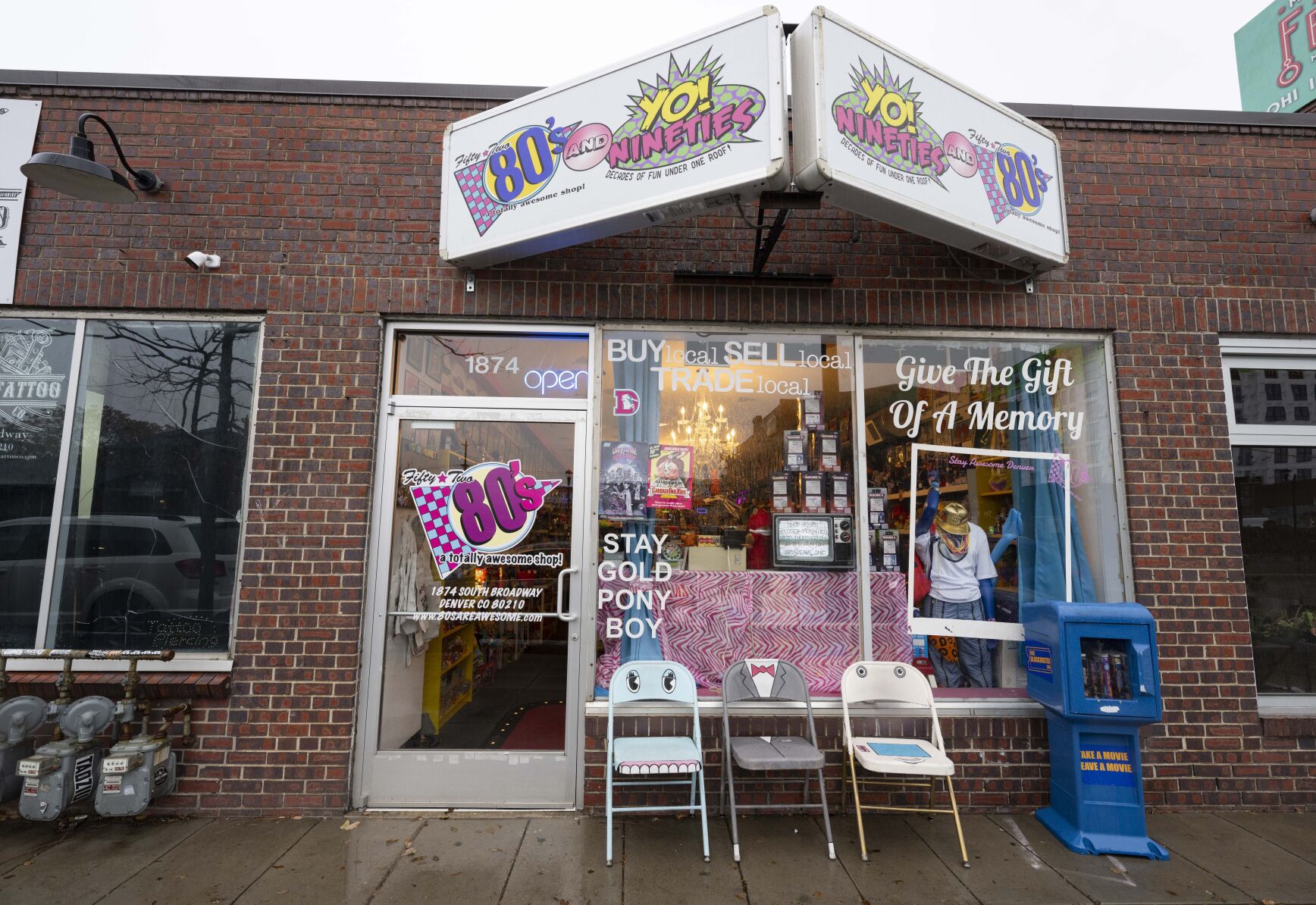 The Fifty-Two 80s store on South Broadway in Denver Wednesday, Nov. 8, 2023. (The Gazette, Christian Murdock) (Christian Murdock/The Gazette)