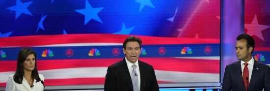 Republican debate: Ramaswamy says DeSantis and Haley are ‘Dick Cheney in 3-inch heels’