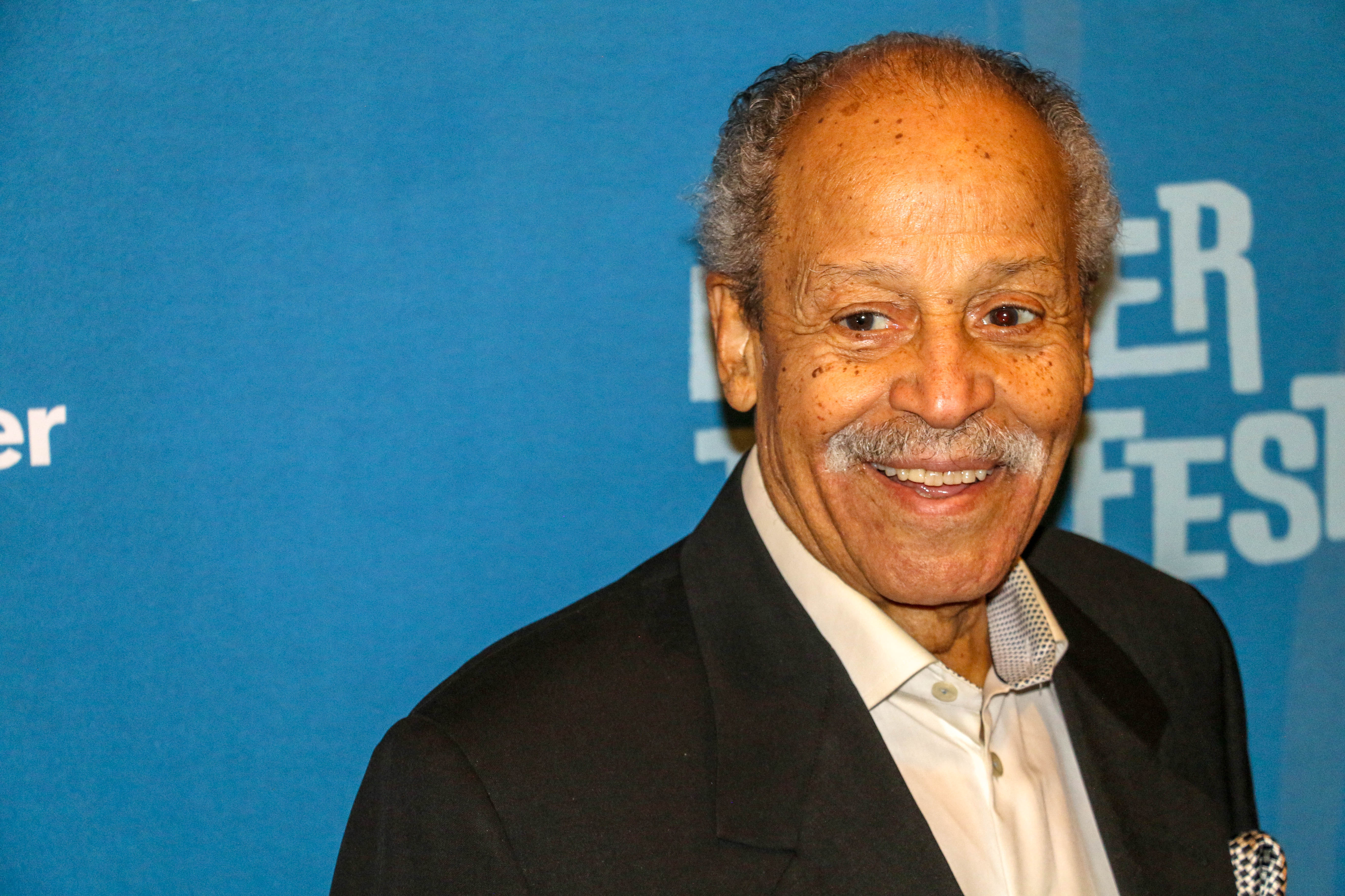 Ed Dwight appears at the Nov. 9, 2023 screening of 'The Space Race,' about the contributions of Black astronauts, as part of the Denver Film Festival at the Denver Museum of Nature and Science on Nov. 9, 2023. (JOHN MOORE/DENVER GAZETTE)