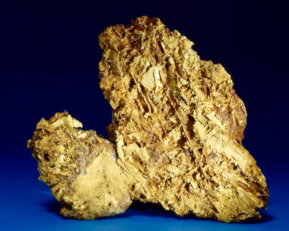 This 13-pound gold rock known as