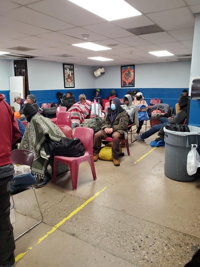 Scenes inside St. Francis Day Shelter on Nov. 26. The shelter serves as a place for homeless to seek refuge from freezing temperatures. (Courtesy: St. Francis Day Shelter)