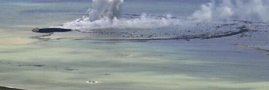 Japan has new island after underwater volcanic eruption