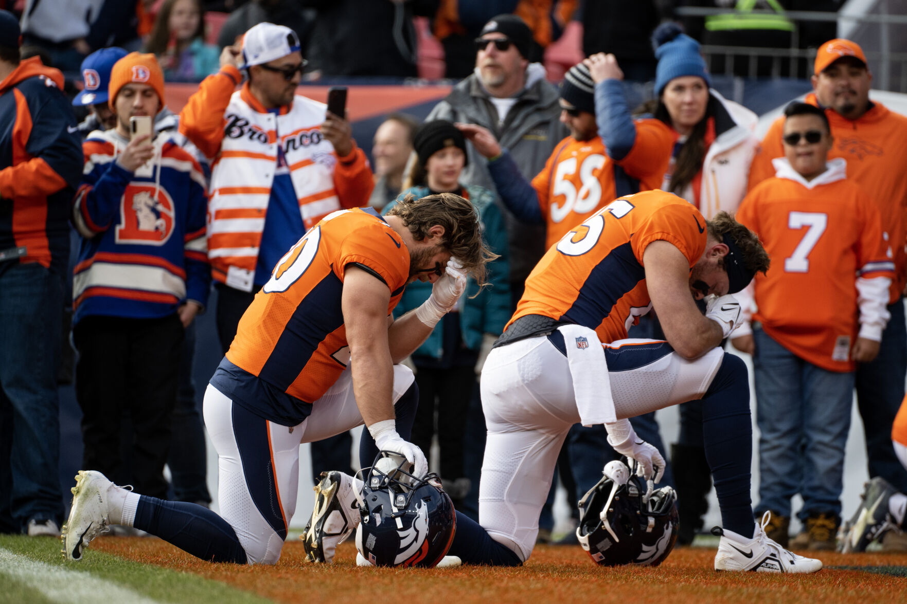 in the first half of a game on Sunday, Nov. 26, 2023, at Empower Field at Mile High in Denver, Colo. (Parker Seibold, The Gazette) (Parker Seibold)