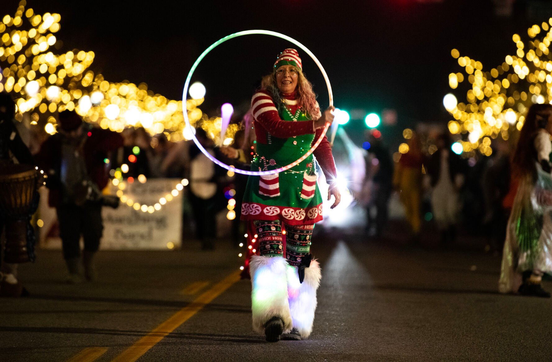 Festival of Lights parade draws thousands despite chilly temperatures