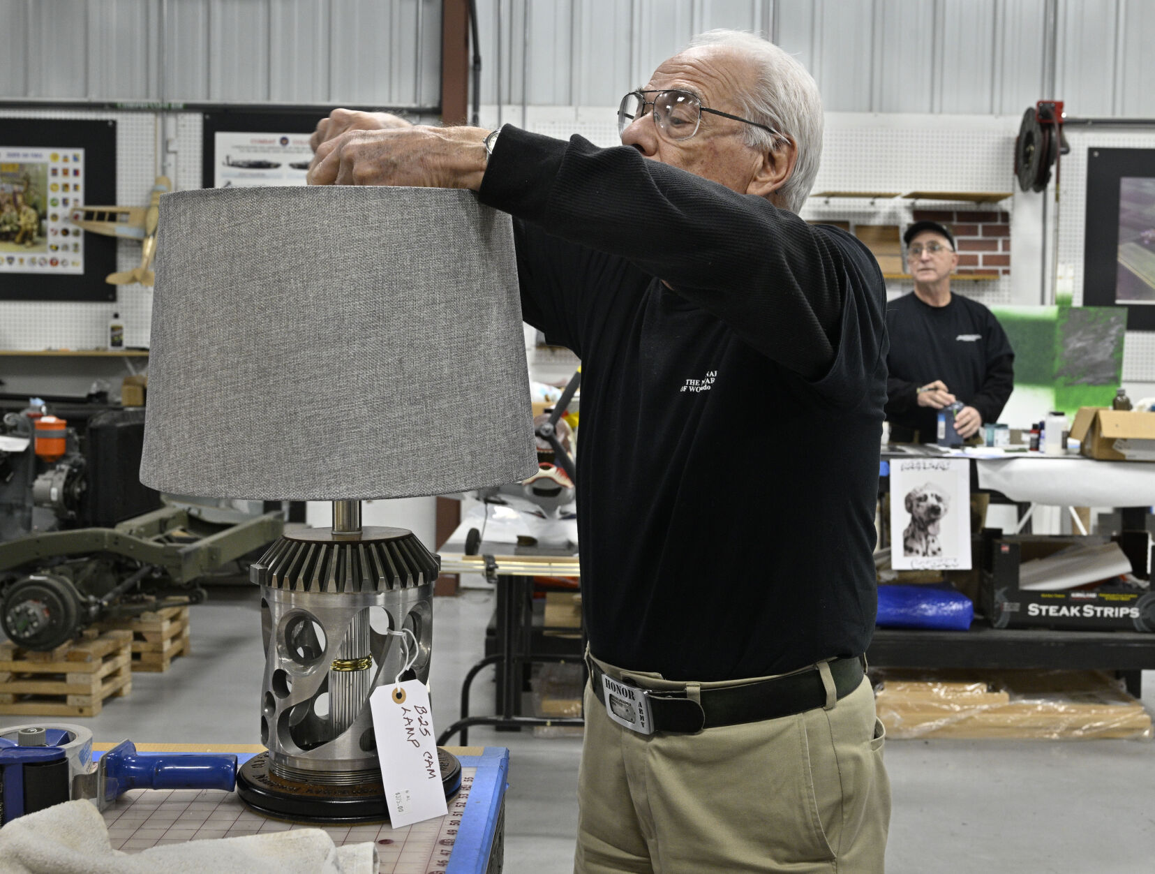 The objets d’art created at the National Museum of World War II Aviation gift shop range in price. (jerilee bennett, the gazette)