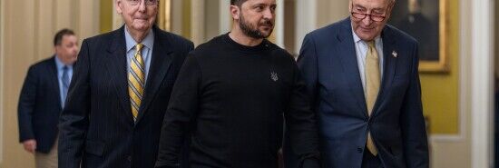 Zelensky urges Senate to stand with Ukraine amid border deal standoff