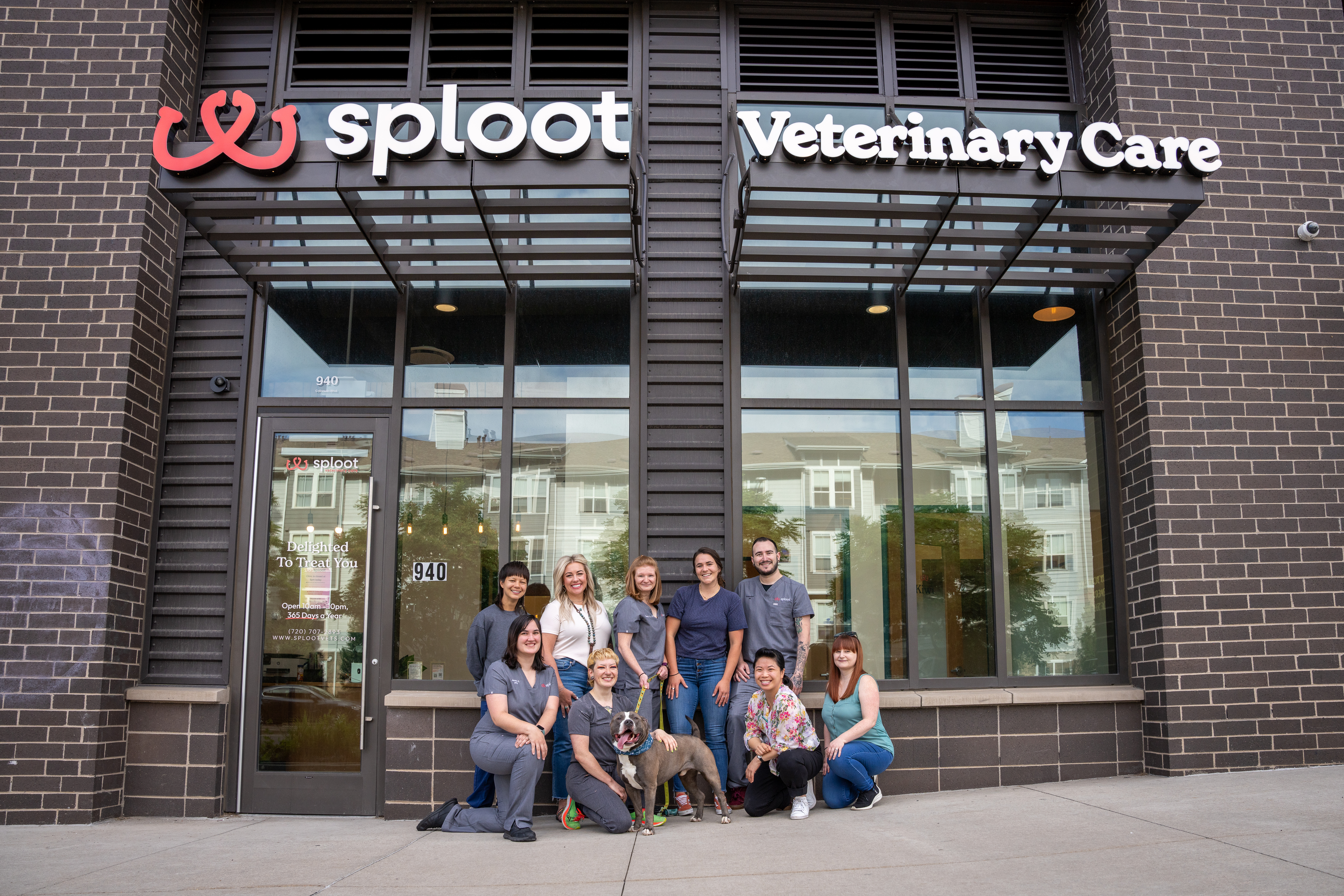Sploot Veterinary Care is now open at 9th + Colorado, the 23-acre mixed use infill development at Ninth Avenue and Colorado Boulevard, Denver. (Courtesy photo, dittlo)