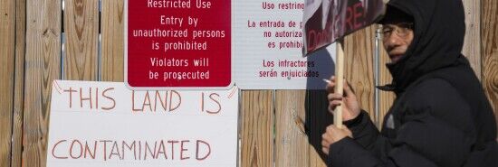 Construction work paused at Brighton Park migrant camp after environmental review revealed contaminants