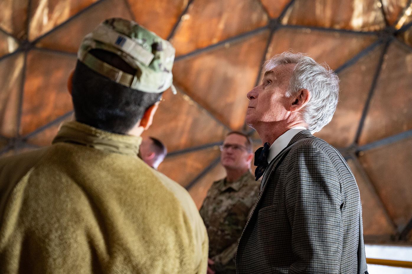 Bill Nye visits Buckley Space Force Base