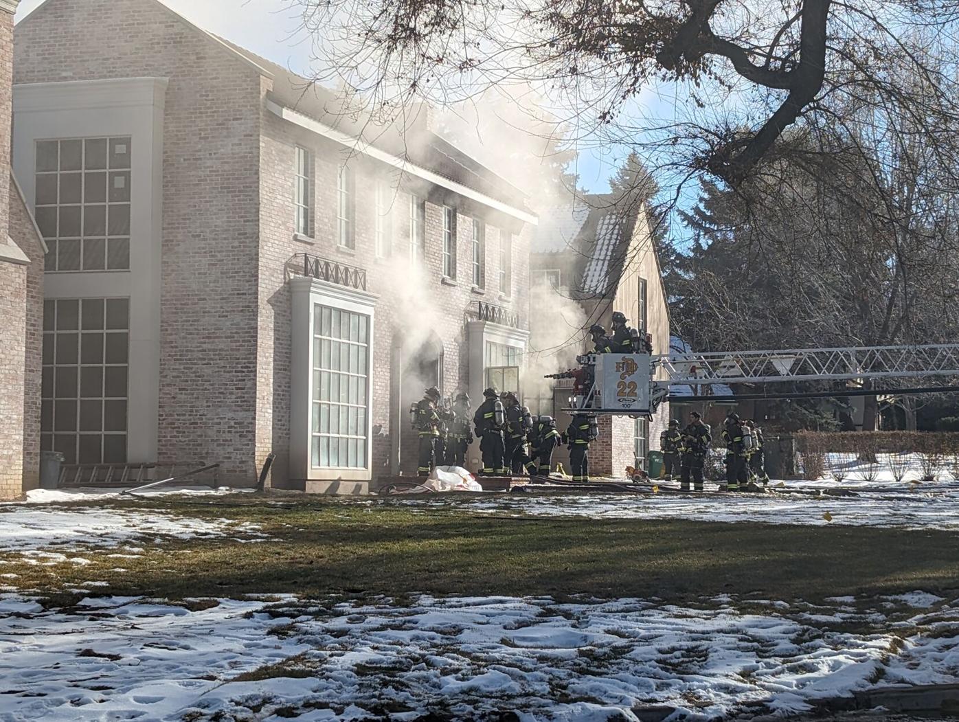 Denver firefighters battle 2-alarm fire in under-construction home