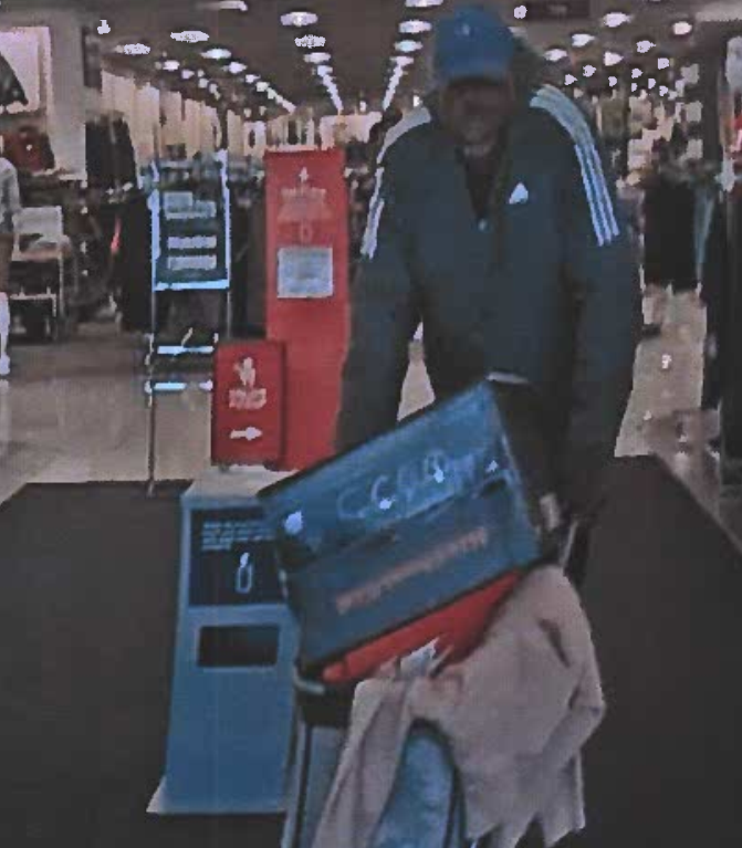 Surveillance footage shows two defendants who were formally sentenced this month after being convicted of retail theft at a Kohl’s department store in Parker. (Courtesy: 18th Judicial District District Attorney's Office)