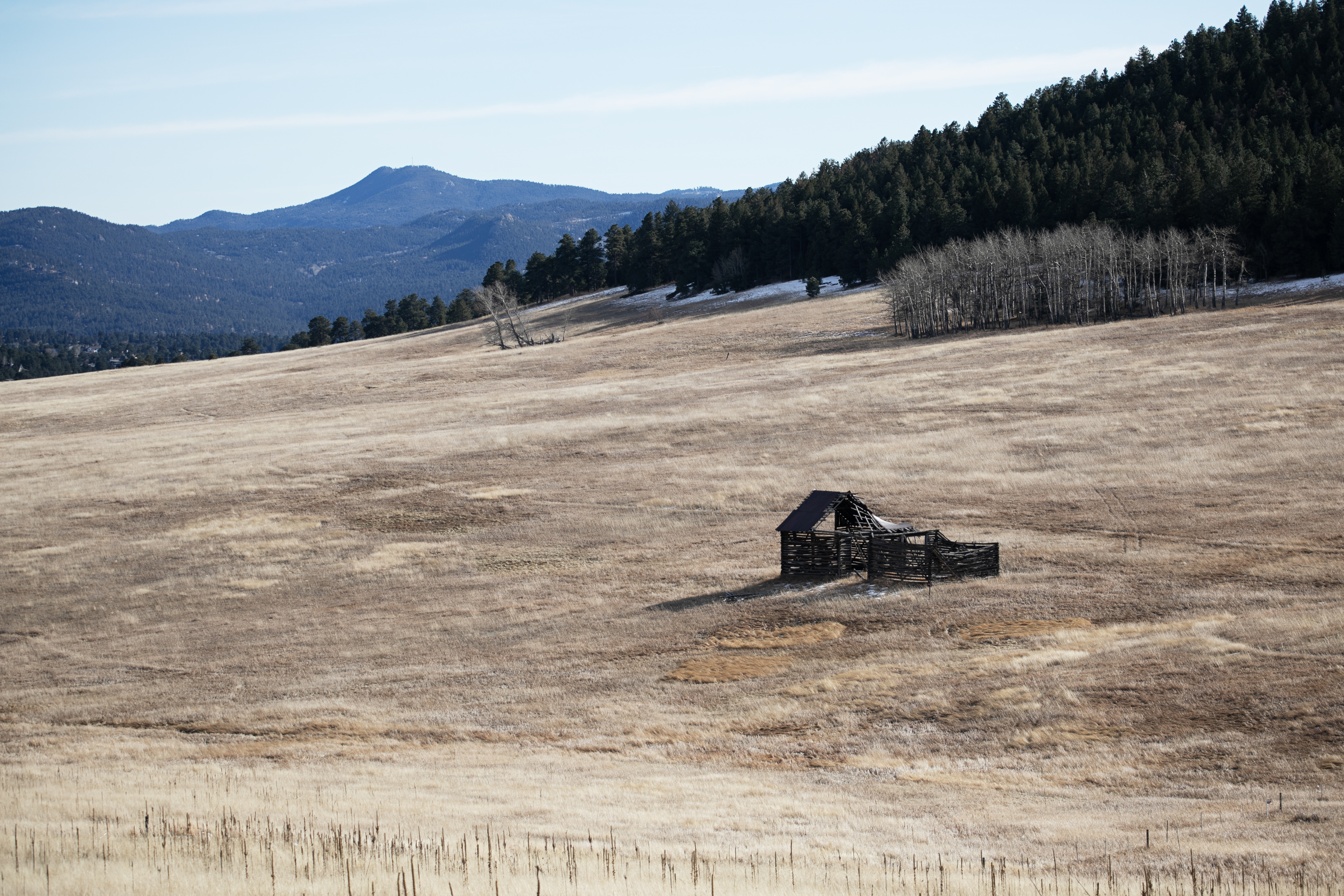 Abandoned remnants from the area's ranching days can be found off