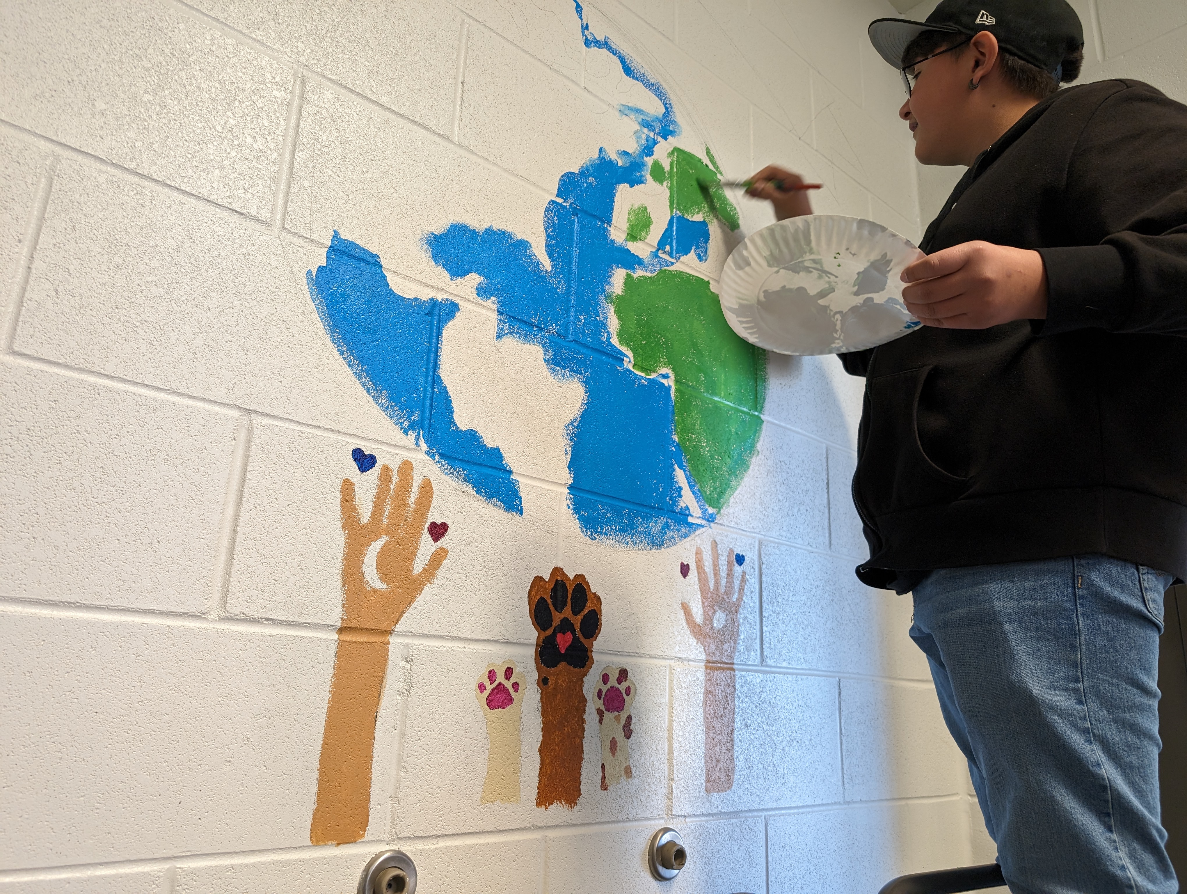 Denver art students bring new warmth to animal shelter drop kennel