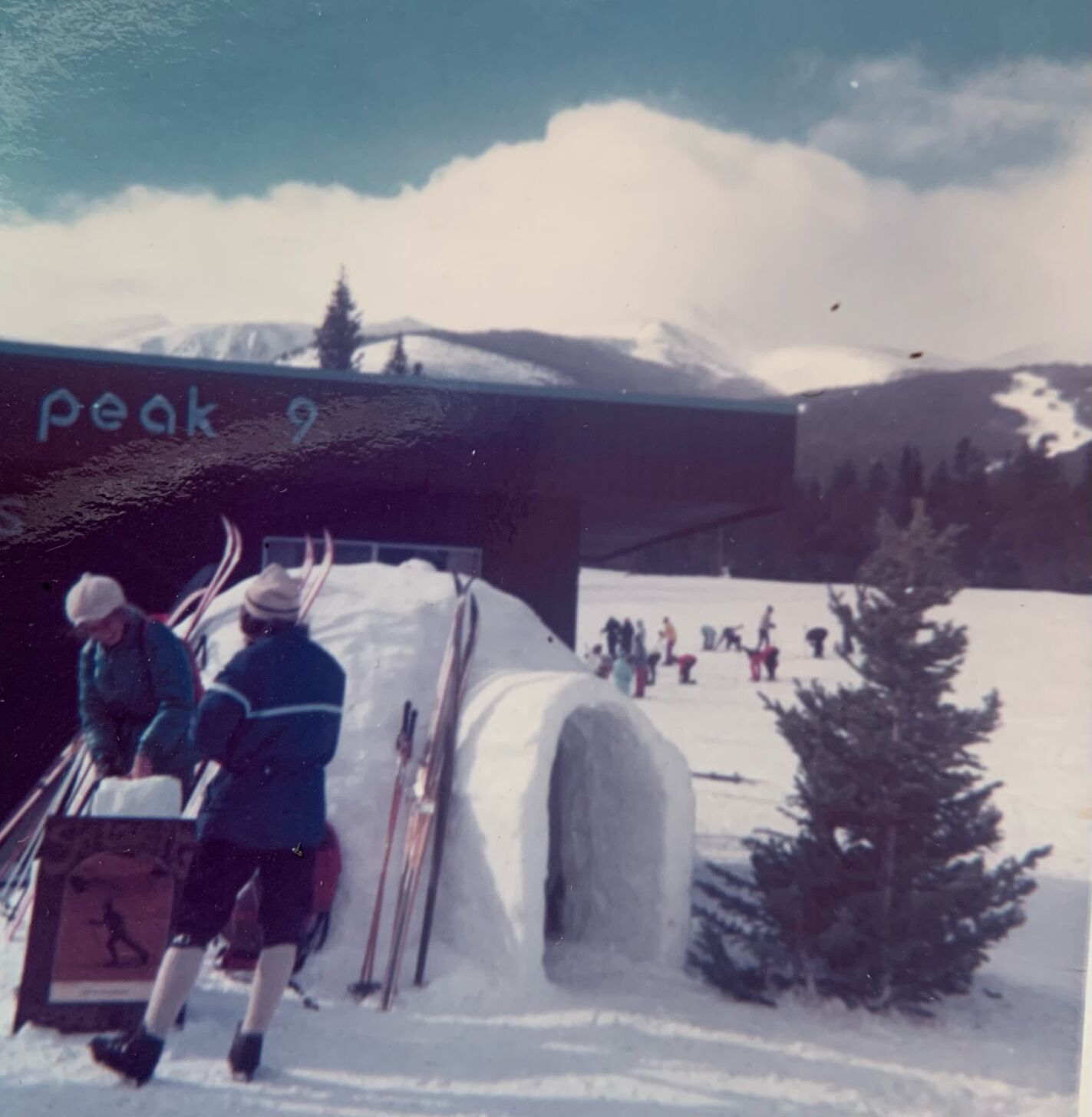 An igloo was the precursor base to Gene Dayton’s Breckenridge Nordic Center, which he started in 1969. (Courtesy photo)