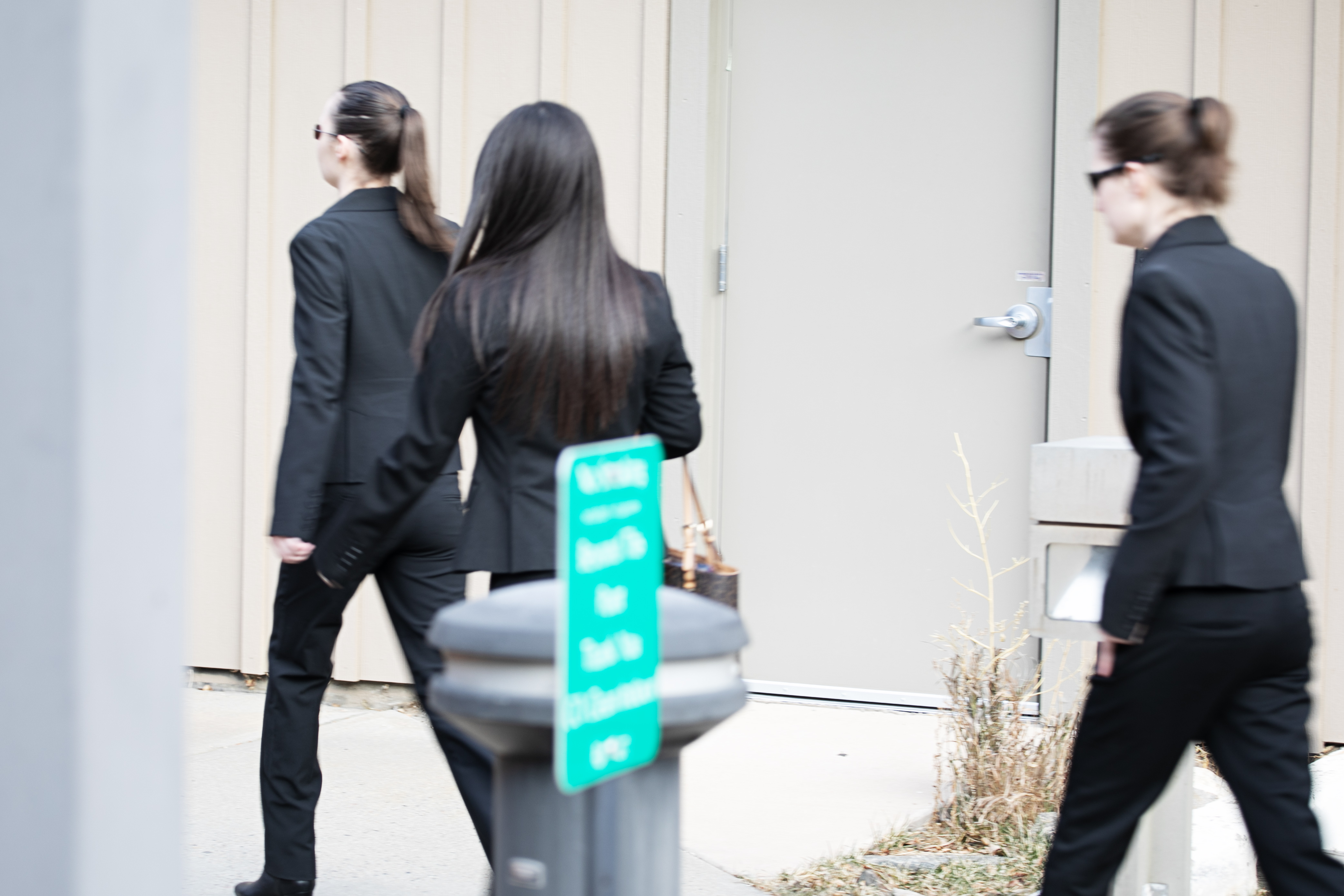 Idaho Springs Officer, Brittany Morrow, right, quickly enters the Clear Creek County Courthouse in matching attire with others on Tuesday, Dec. 12, 2023 in Georgetown, Colo. (TomHellauerMultimedia Producertom.hellauer@denvergazette.comhttps://denvergazette.com/content/tncms/avatars/f/9e/622/f9e6228a-3b6b-11ed-bf10-fbb71fa8e421.f54b911252c540f1d61709edc4727a39.png)