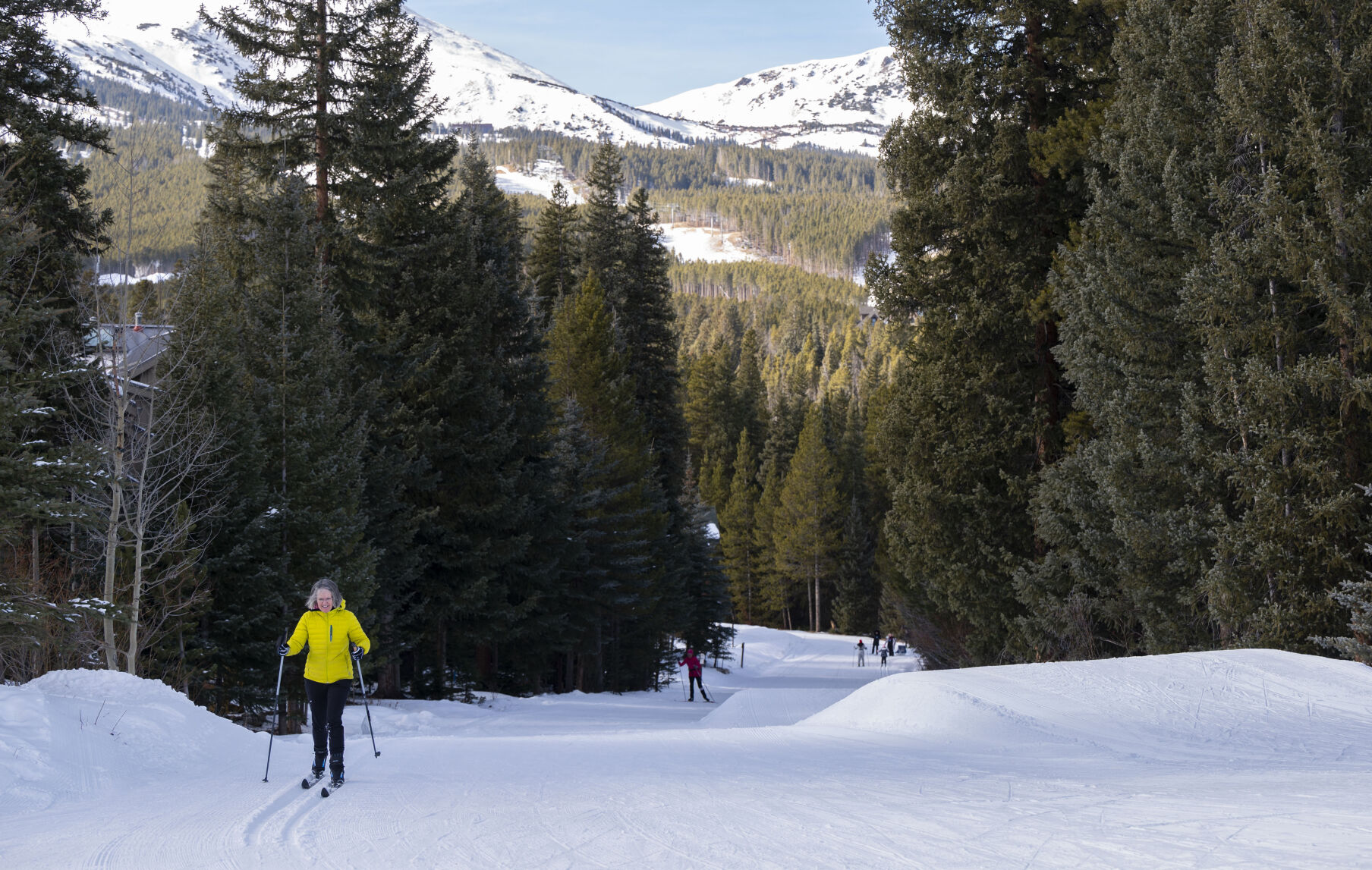 Visitors ski the trails at the Breckenridge Nordic Center Thursday, Nov. 30, 2023. The nordic center opened in 1969. (Christian Murdock, The Gazette)