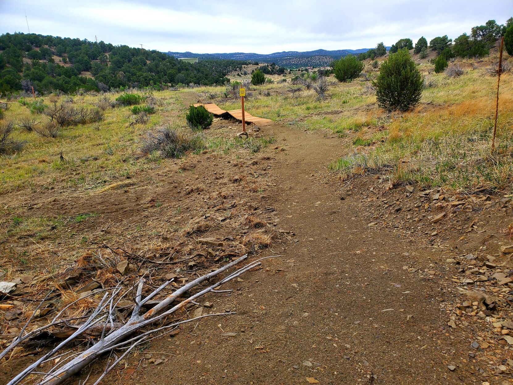 Trails continue to grow around a mountain bike skills course added near Trinidad Lake last year. Courtesy photo