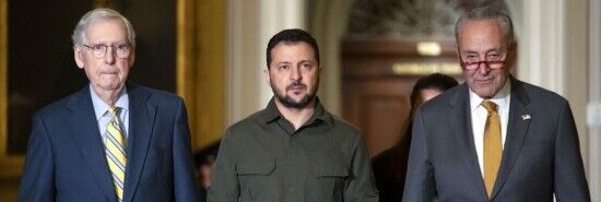 McConnell’s Ukraine support tested by Zelensky visit and GOP border fight