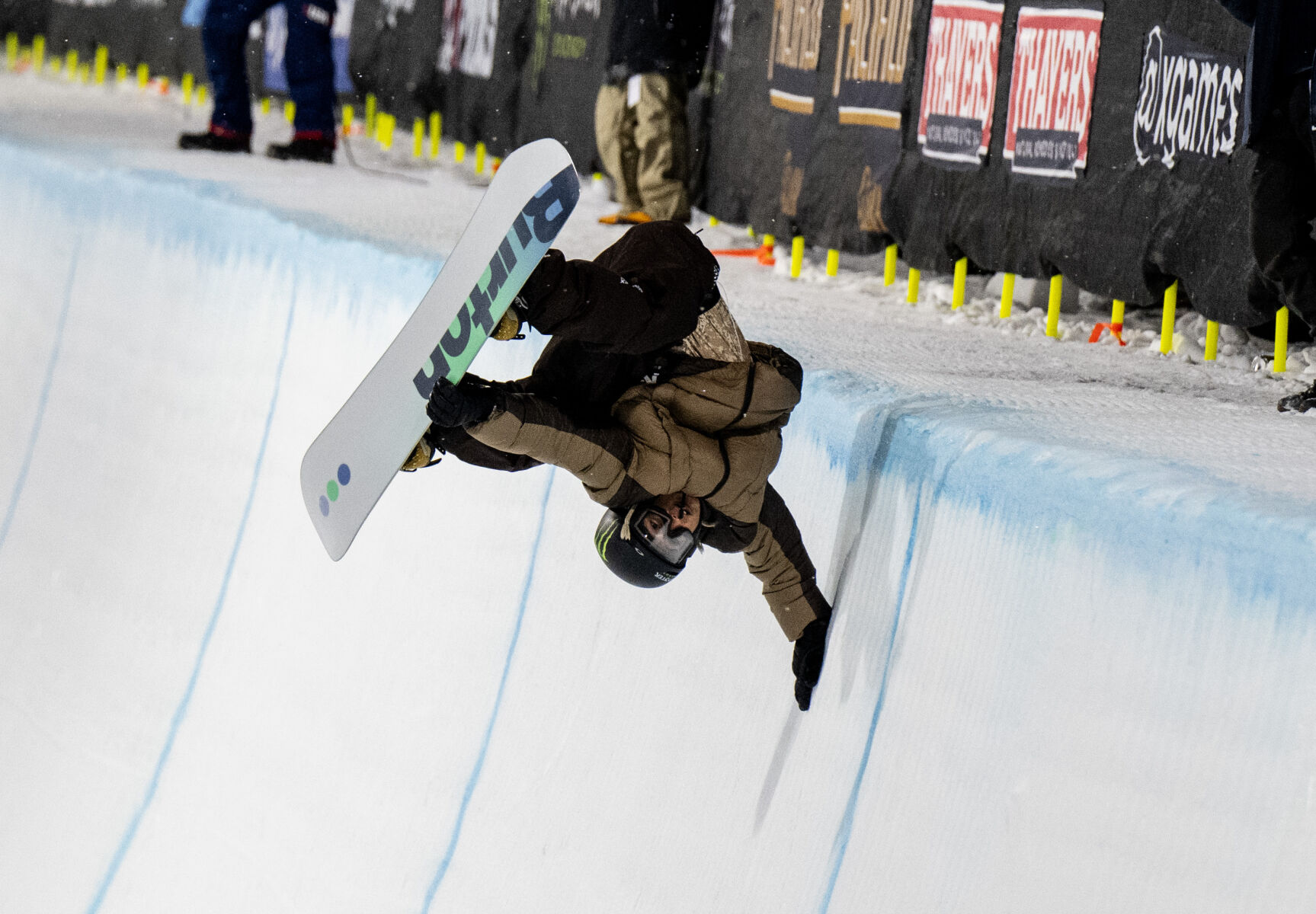 Kaishu Hairano of Japan competes in the Monster Energy Men’s Snowboard SuperPipe Final on day 1 of the X Games Aspen 2024 on January 26, 2024 in Aspen, Colo. (Parker Seibold, The Gazette) (Parker Seibold)