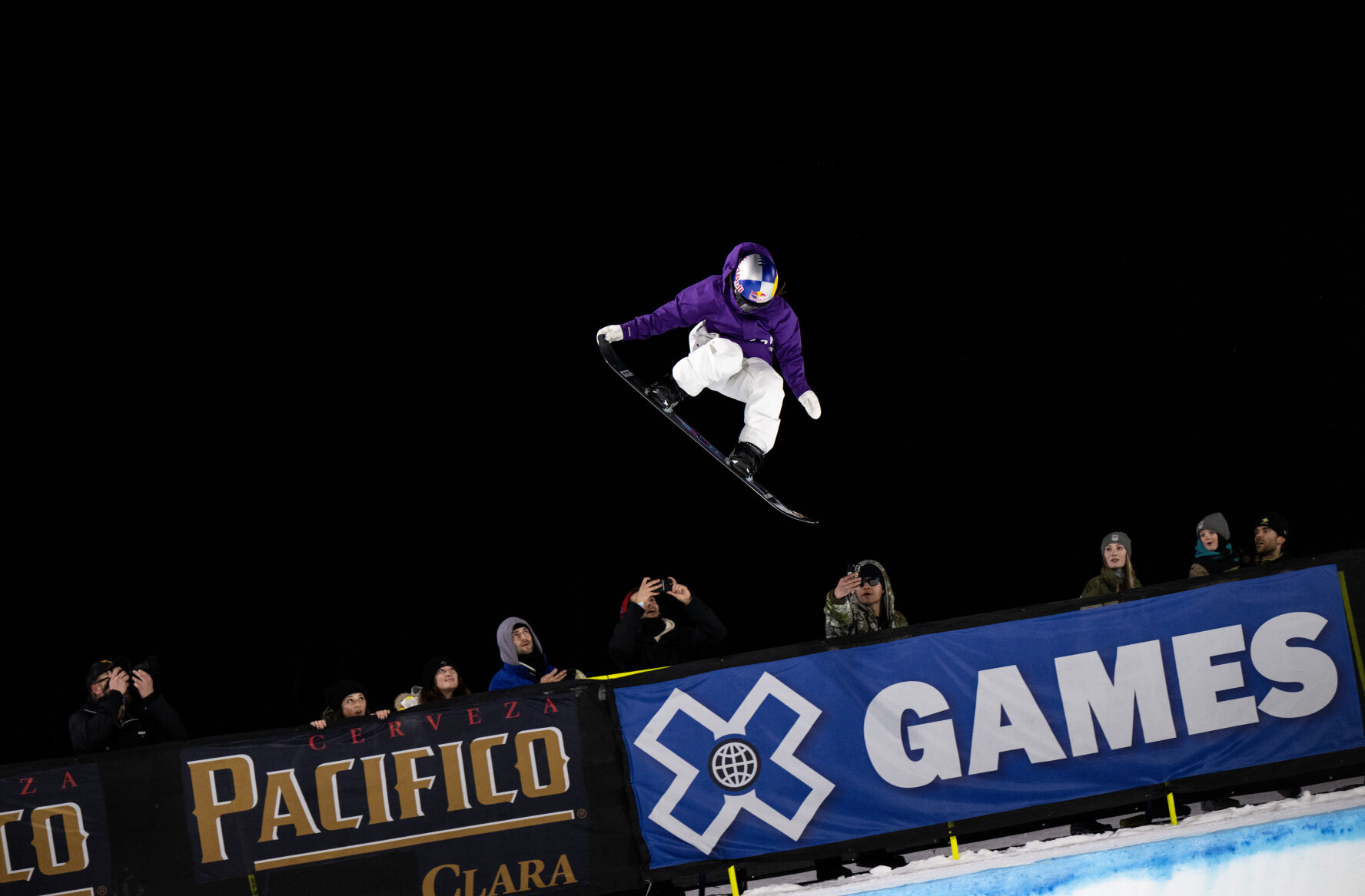Mitsuki Ono of Japan competes in the Monster Energy Women's Snowboard SuperPipe Final on day 1 of the X Games Aspen 2024 on January 26, 2024 in Aspen, Colorado. (Parker Seibold, The Gazette) (Parker Seibold)