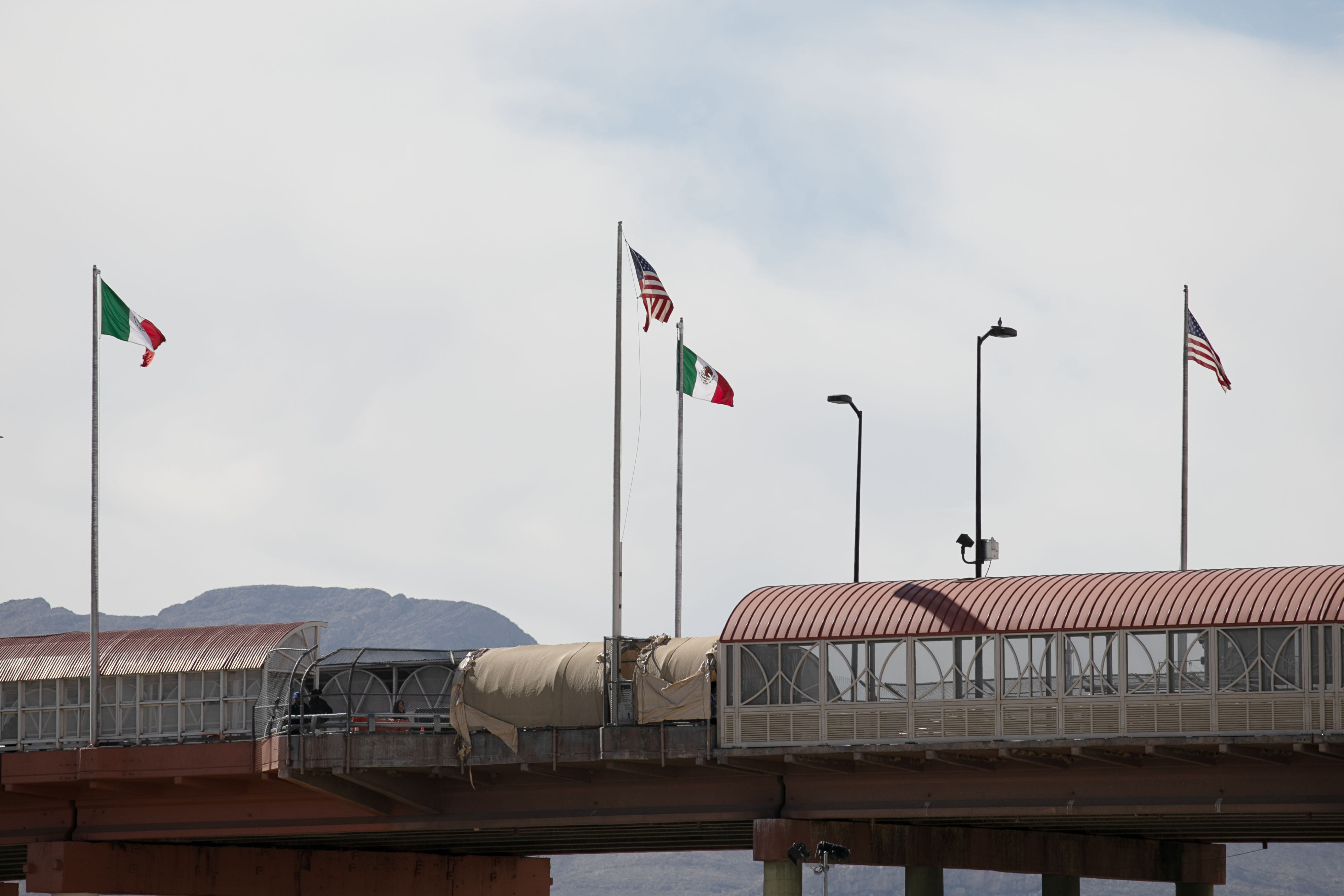 Three connecting bridges between El Paso, Texas and Jaurez, Mexico have seen increased travel times as an influx of immigration has stressed processing, customs and other operations in the area as seen on Tuesday, Jan. 30, 2024. (Tom Hellauer, The Gazette) (TomHellauerMultimedia Producertom.hellauer@denvergazette.comhttps://denvergazette.com/content/tncms/avatars/f/9e/622/f9e6228a-3b6b-11ed-bf10-fbb71fa8e421.f54b911252c540f1d61709edc4727a39.png)