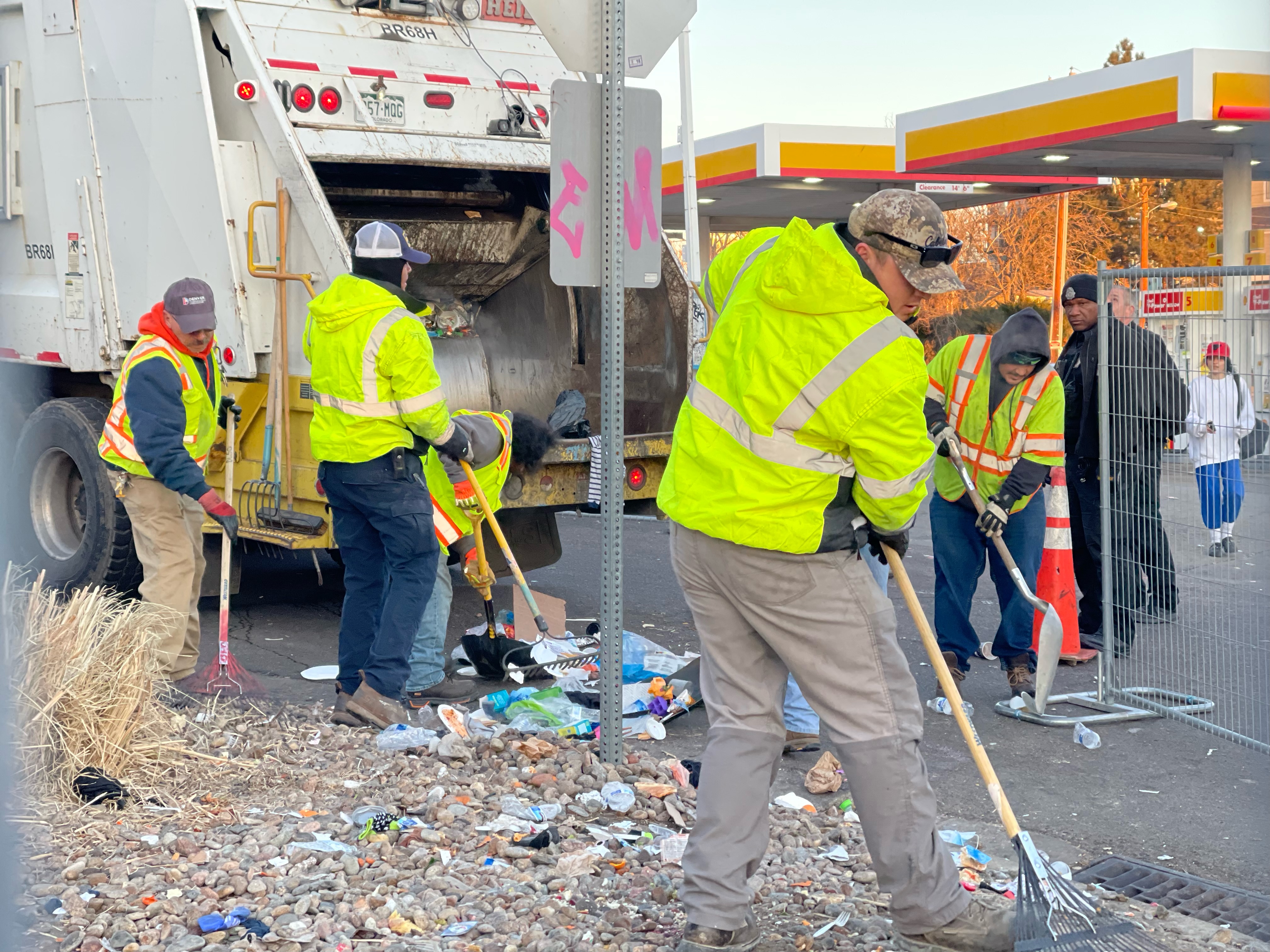 Denver workers dismantle roughly 150 tents housing immigrants off Speer Boulevard and Zuni Street. The tents sprung up about three months ago when the immigrants — who crossed the border illegally and arrived in Denver — exhausted their city shelter voucher and moved onto the streets. (NicoBrambilanico.brambila@denvergazette.comhttps://denvergazette.com/content/tncms/avatars/4/ec/74a/4ec74aa2-71b0-11ed-af6f-0f0ae7acf7b0.d52fca74e95503d77da50127c9ff4e2d.png)