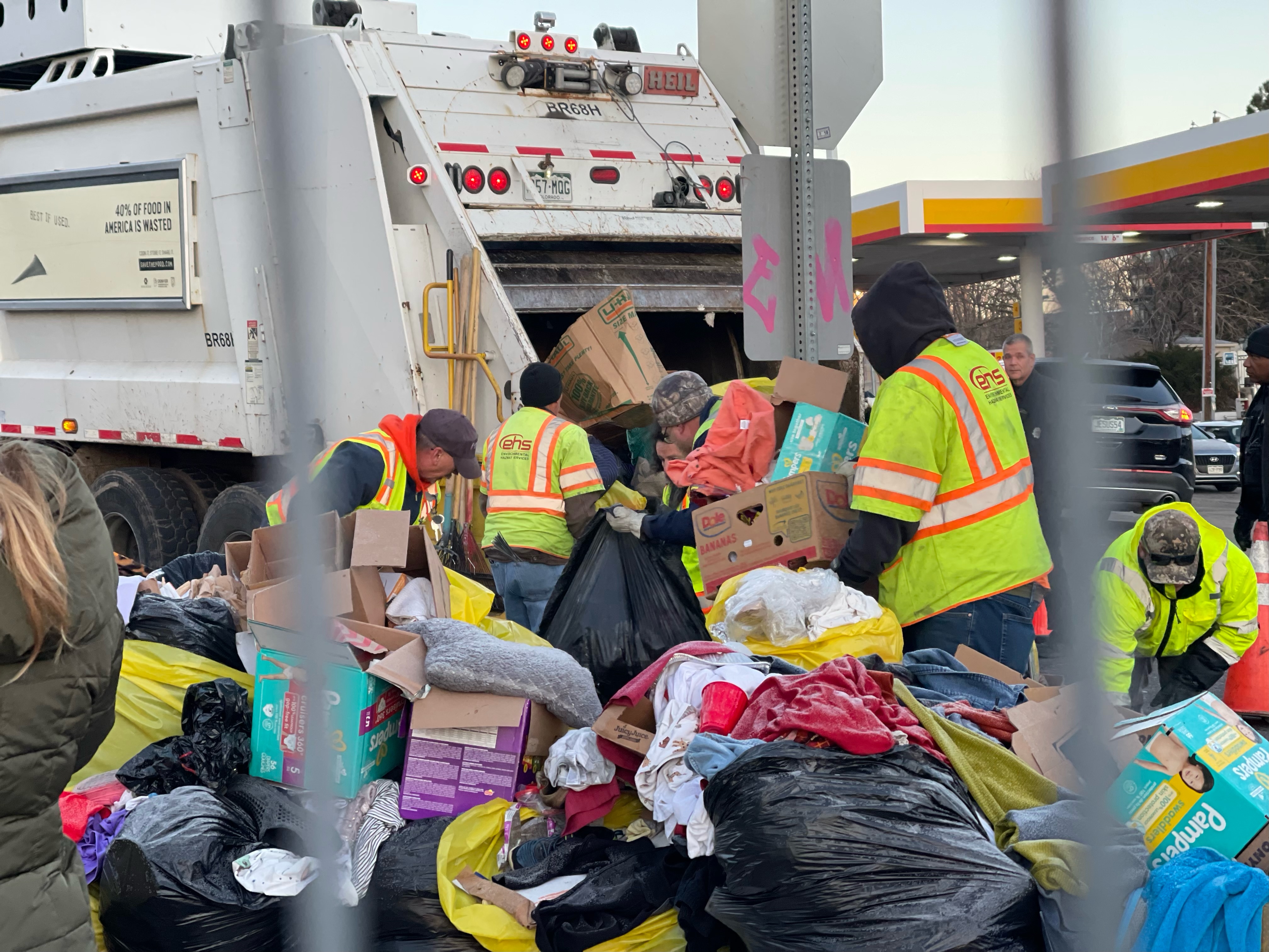 Denver workers dismantle roughly 150 tents housing immigrants off Speer Boulevard and Zuni Street. The tents sprung up about three months ago when the immigrants — who crossed the border illegally and arrived in Denver — exhausted their city shelter voucher and moved onto the streets. (NicoBrambilanico.brambila@denvergazette.comhttps://denvergazette.com/content/tncms/avatars/4/ec/74a/4ec74aa2-71b0-11ed-af6f-0f0ae7acf7b0.d52fca74e95503d77da50127c9ff4e2d.png)