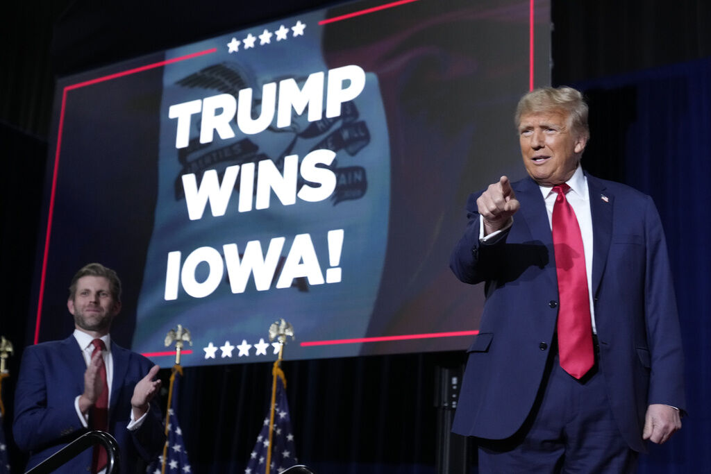 Trump calls for unity and praises rivals after dominating Iowa caucuses