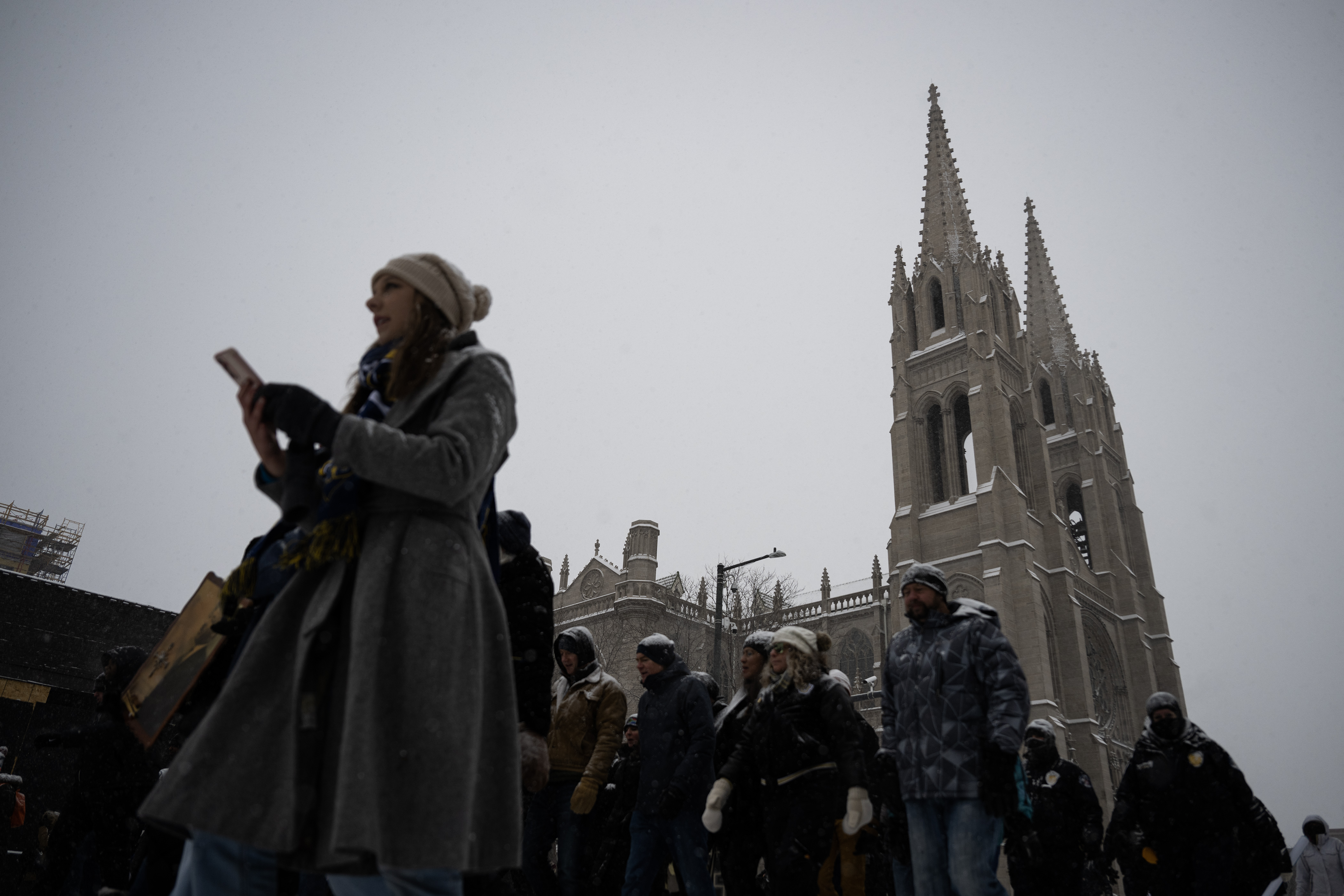 Marchers make their way down East Colfax Avenue during Denver's annual Martin Luther King Jr. Day marade on Monday, Jan. 15, 2024, in Denver, Colo.(Timothy Hurst/Denver Gazette) (TimHursttim.hurst@gazette.comhttps://secure.gravatar.com/avatar/aca82bd62b4ee425c598527cd6faa1b1?d=mm&r=g)
