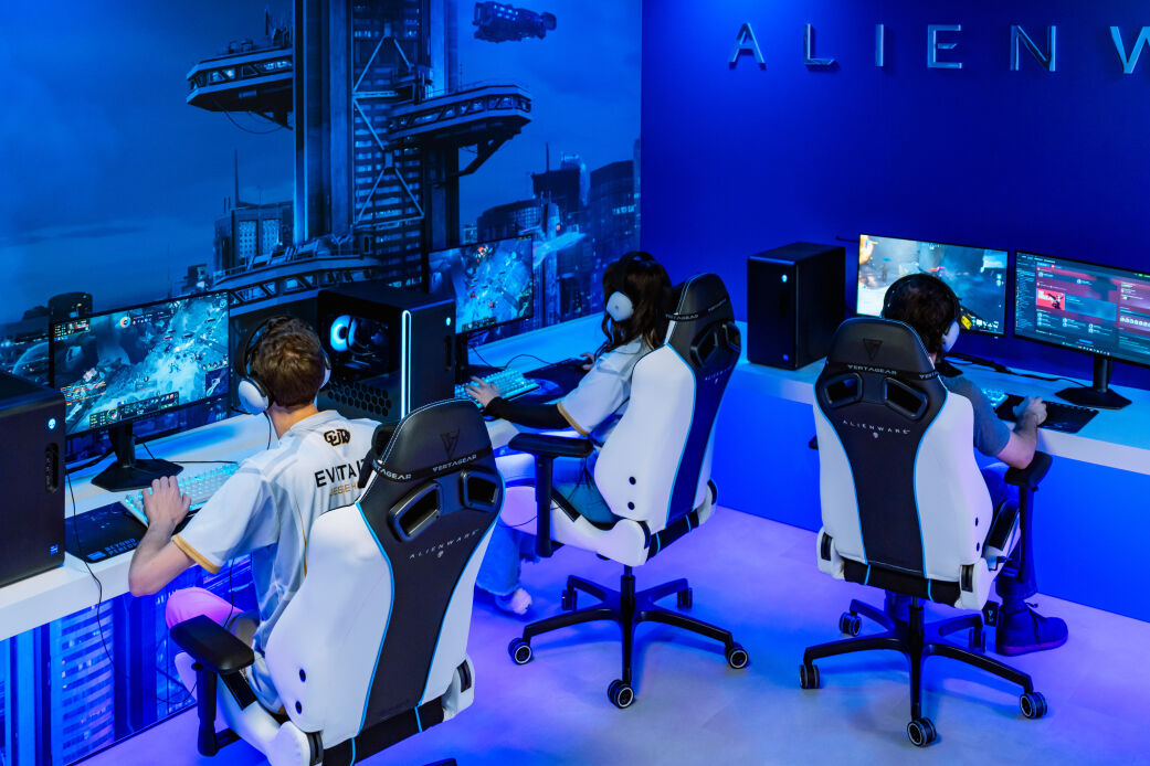Novice and avid gamers alike are invited to explore the technology available in state's first Alienware Buffalo Esports and Gaming Lounge at CU Boulder. (Courtesy photo, Davis Corazzar University of Colorado Boulder)