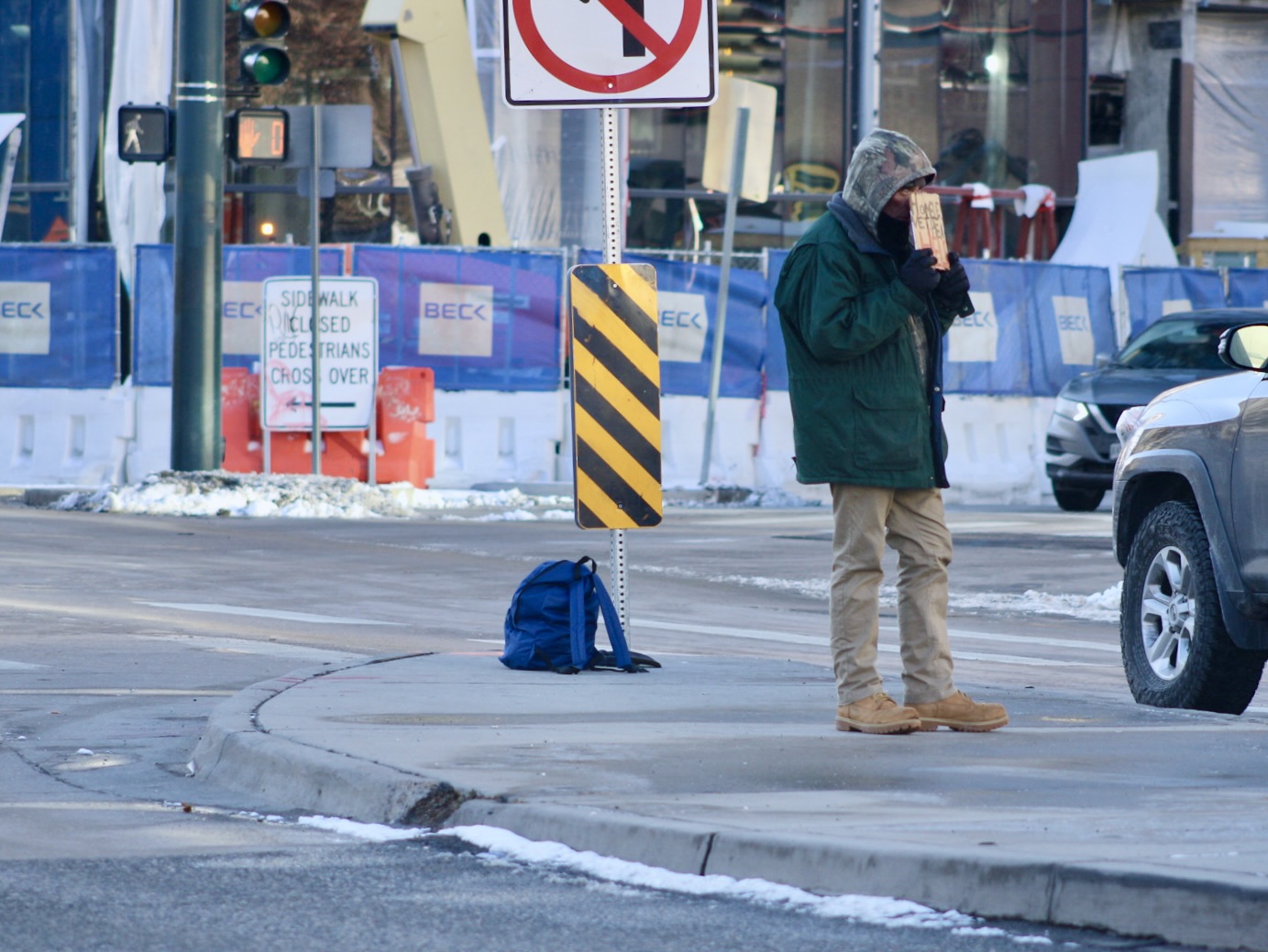 An unidentified homeless man bundled up along Colfax Avenue on Monday, Jan. 8. (NoahFestensteinCity Government Reporternoah.festenstein@denvergazette.comhttps://denvergazette.com/content/tncms/avatars/9/f0/326/9f032698-379f-11ee-8053-8bacbed4931f.60984dba383441d9647e0e740a08a8e6.png)