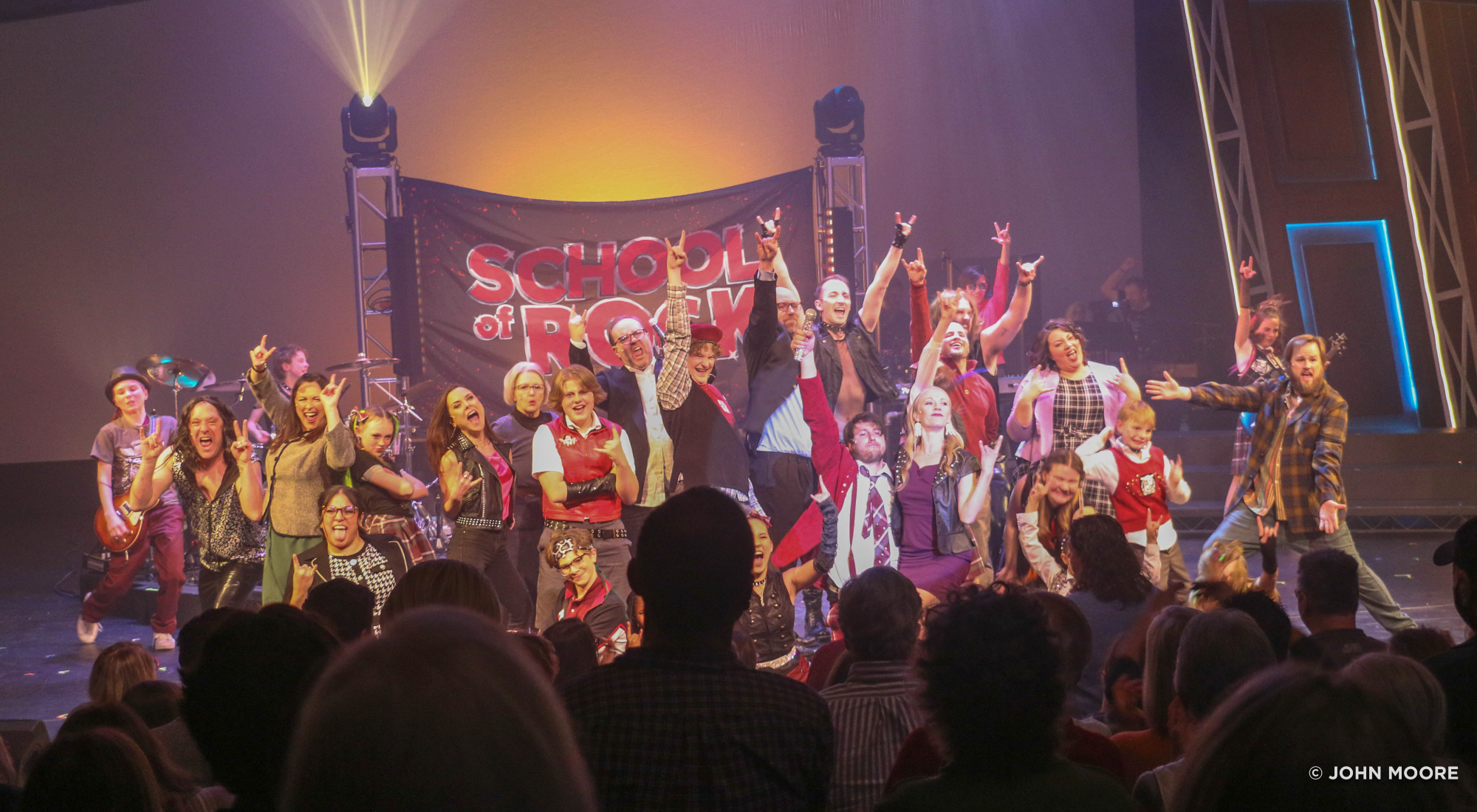 Denver has a major new theater company. This photo, taken Jan. 19, 2024, is from the curtain call following the first-ever performance by Veritas Productions: 