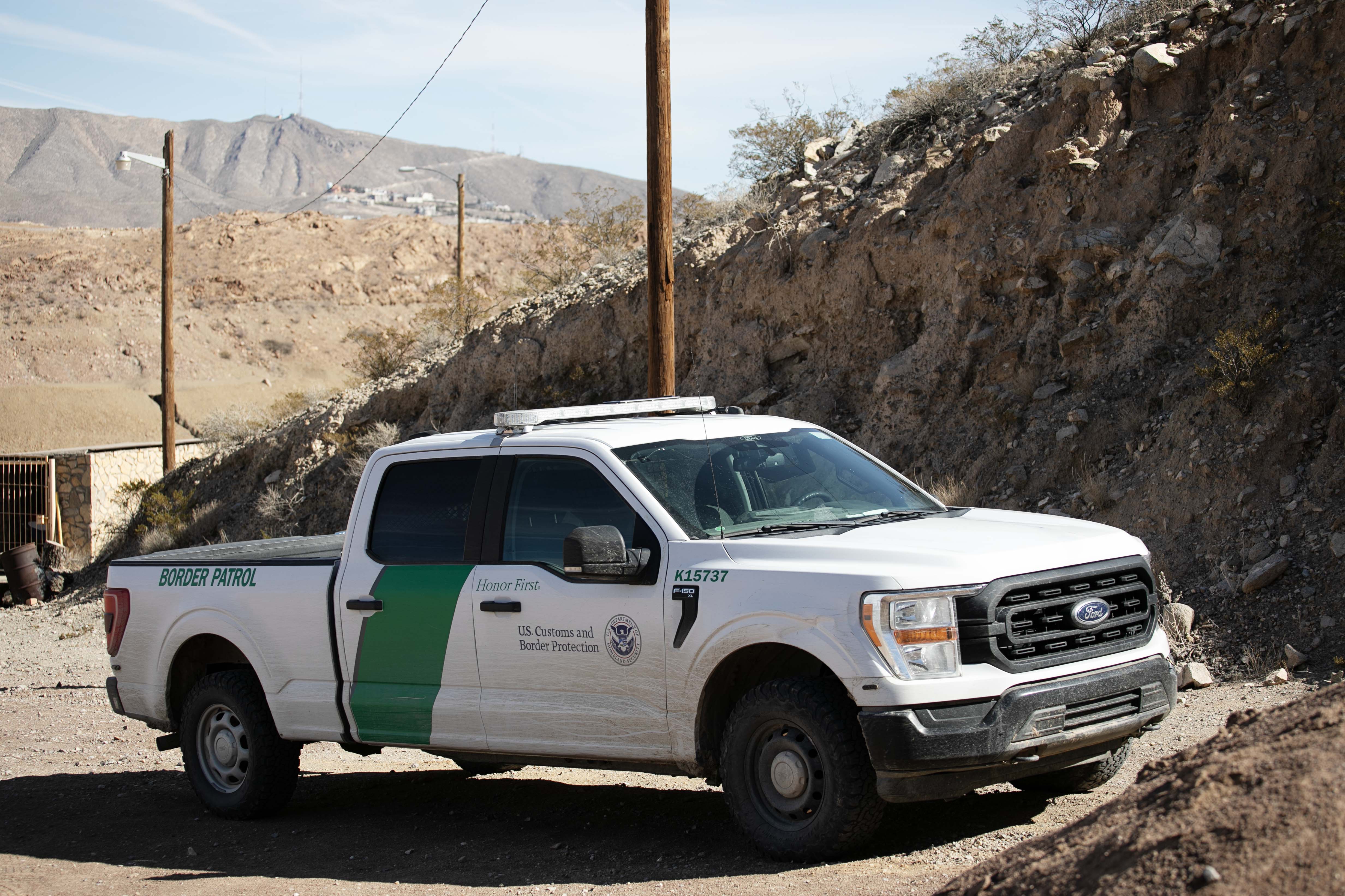A Border Patrol trucks sits unoccupied near the New Mexico-Texas border on Monday, Jan. 29, 2024. (Tom Hellauer, The Gazette) (TomHellauerMultimedia Producertom.hellauer@denvergazette.comhttps://denvergazette.com/content/tncms/avatars/f/9e/622/f9e6228a-3b6b-11ed-bf10-fbb71fa8e421.f54b911252c540f1d61709edc4727a39.png)