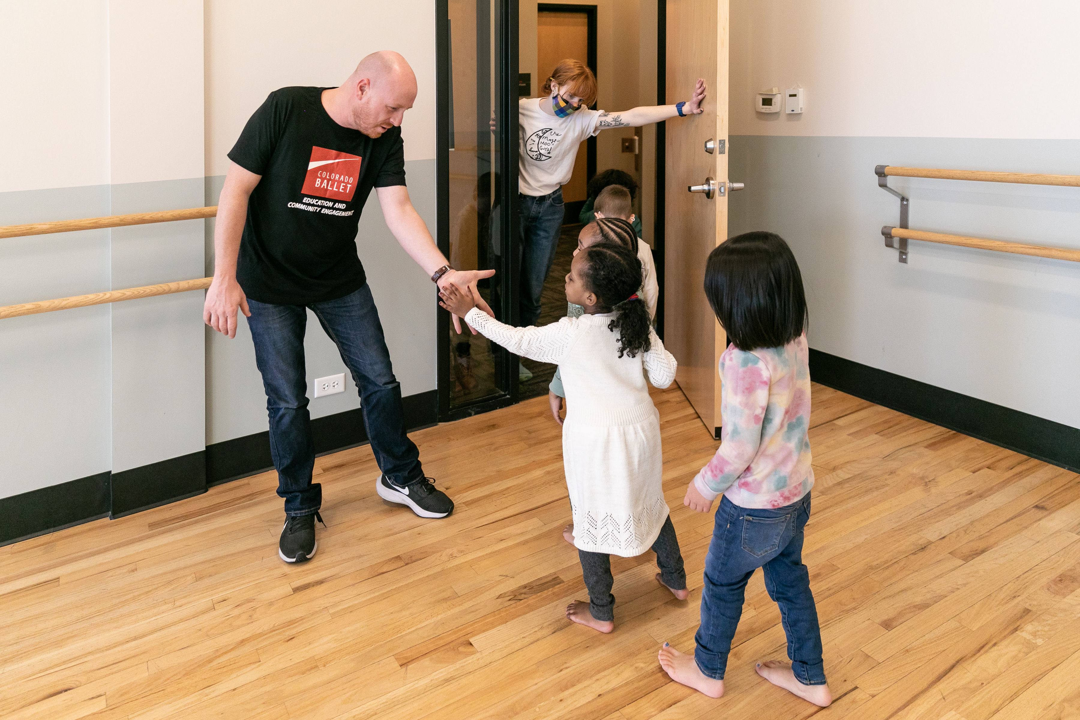 Kresten Wolff loved creating compositions for young people through the Colorado Ballet Academy. (Jamie Kraus for the Colorado Ballet)