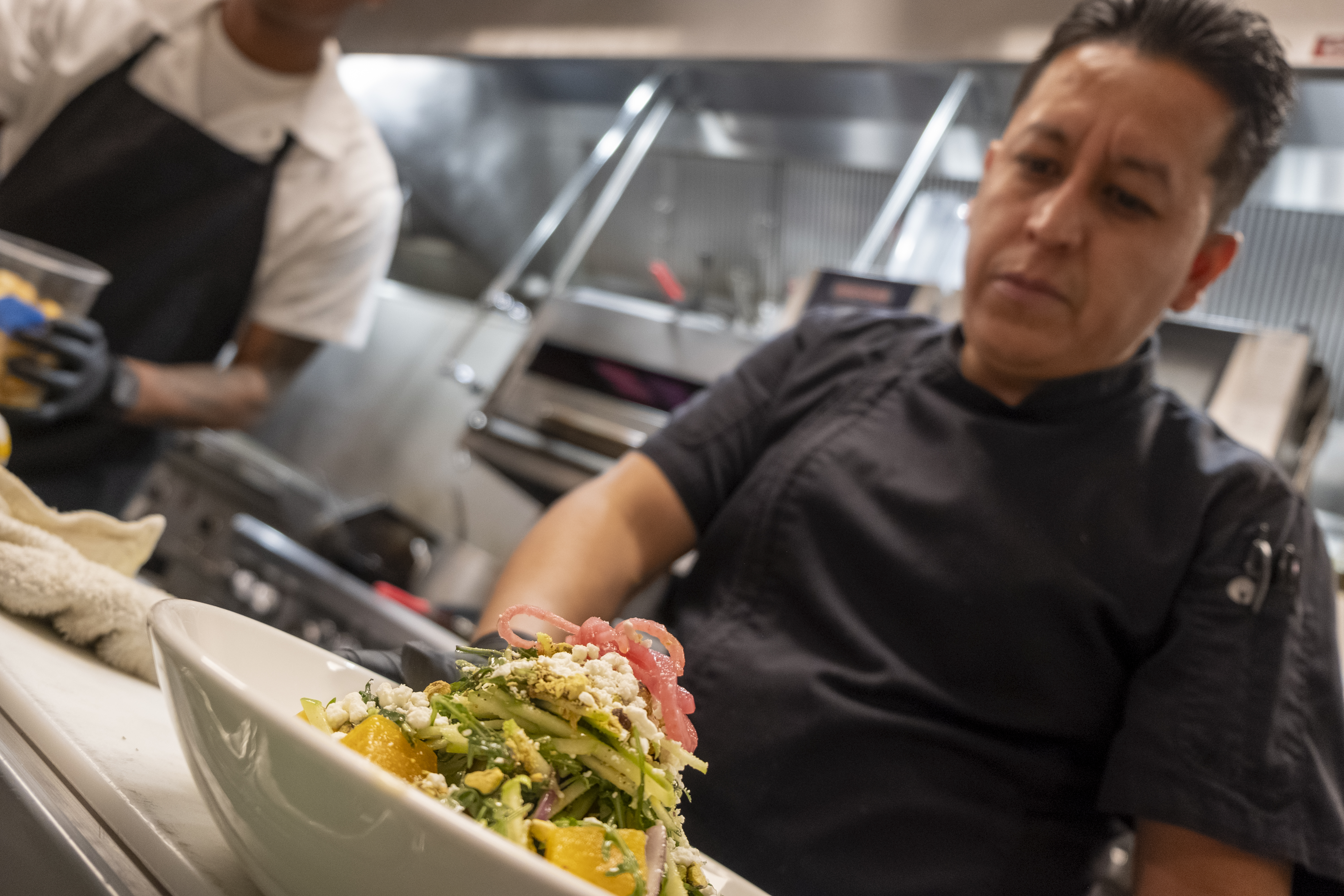 Beet Salad is prepared by one of Apple Blossom's chefs in the kitchen Thursday, Feb. 15, 2024 at the Hyatt Centric Downtown Denver in Denver, Colorado. (JonathanIngrahamDigital Strategistjonathan.ingraham@denvergazette.comhttps://denvergazette.com/content/tncms/avatars/c/dd/7f0/cdd7f086-b693-11ec-b373-bba598953eb6.fc0f5608a6f1144f64f080f771bd904d.png)