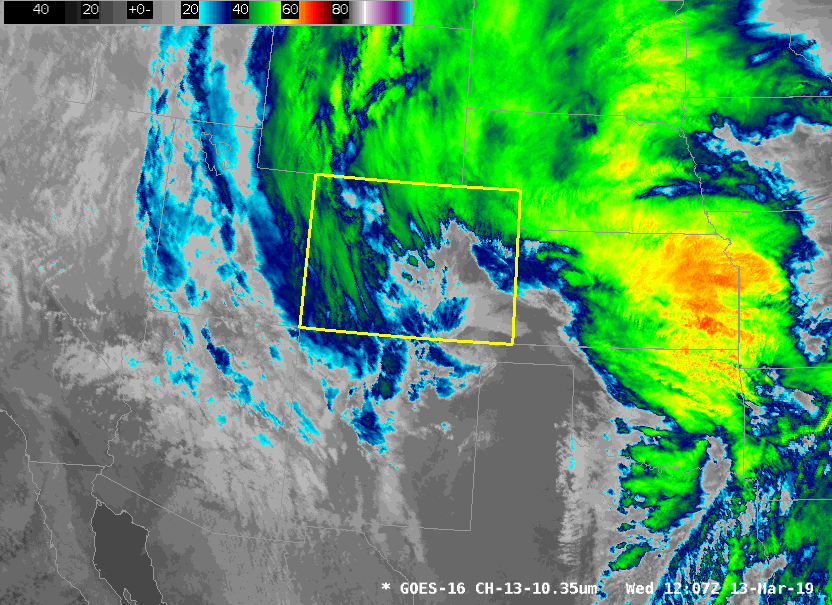 A Bomb Cyclone weather event took place over Colorado in March 2019, where as much as 52 inches of snow fell around Wolf Creek and another 1-3 feet around the rest of the state's mountains. (National Weather Service Pueblo)