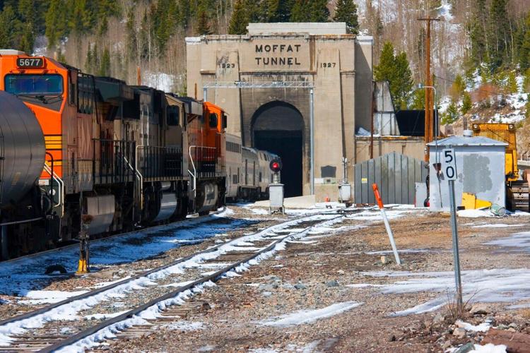 Moffat Tunnel East Portal at the Continental Divide in Colorado