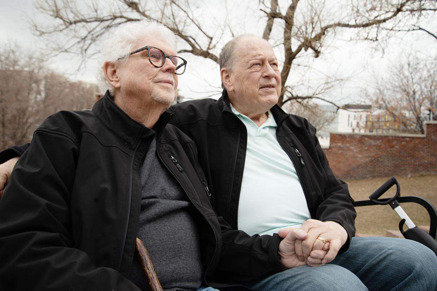 Don Campbell, left, and his husband, Tom Simpleman