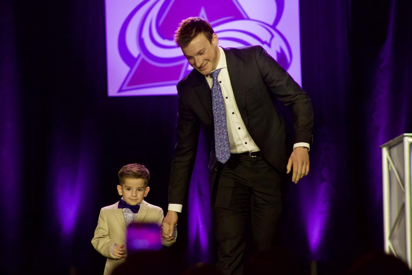 Colorado Avalanche defenceman Cale Makar and Zeke
