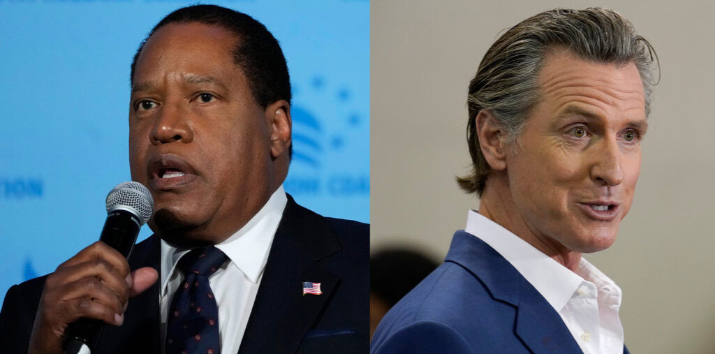 Larry Elder throws support behind recall effort against Gavin Newsom