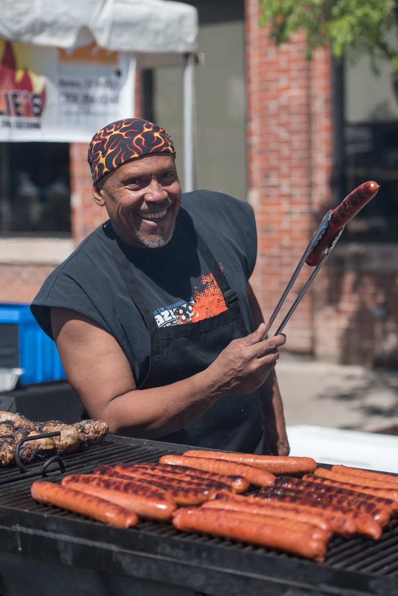 Charlies Smoked Meats is always a favorite at the Five Points Jazz Festival. (Steve Hostetler)