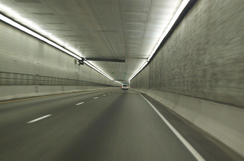 The Eisenhower-Johnson Memorial Tunnel. Image: Ben Clark (Flickr, Creative Commons.